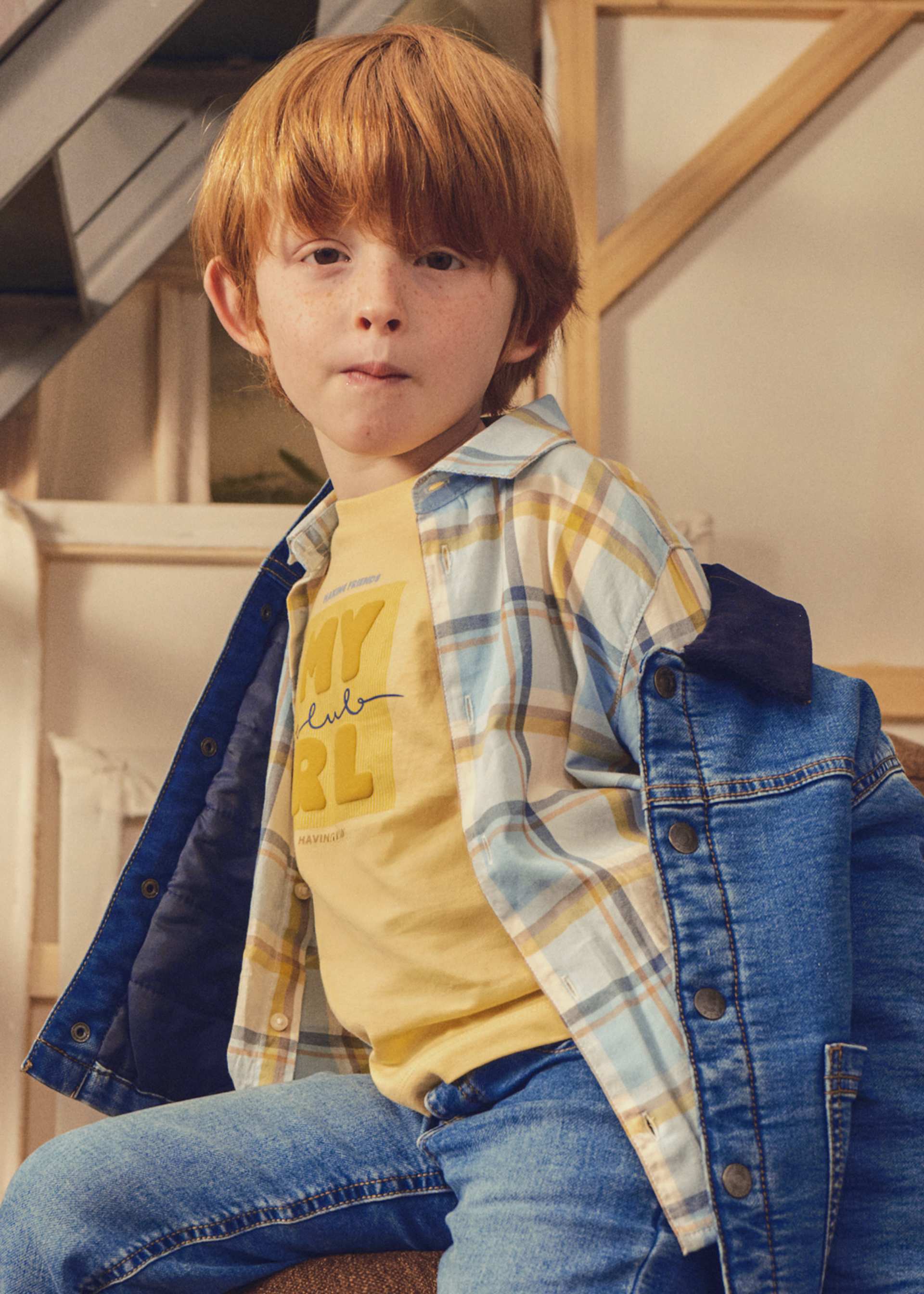 Camicia quadri bambino