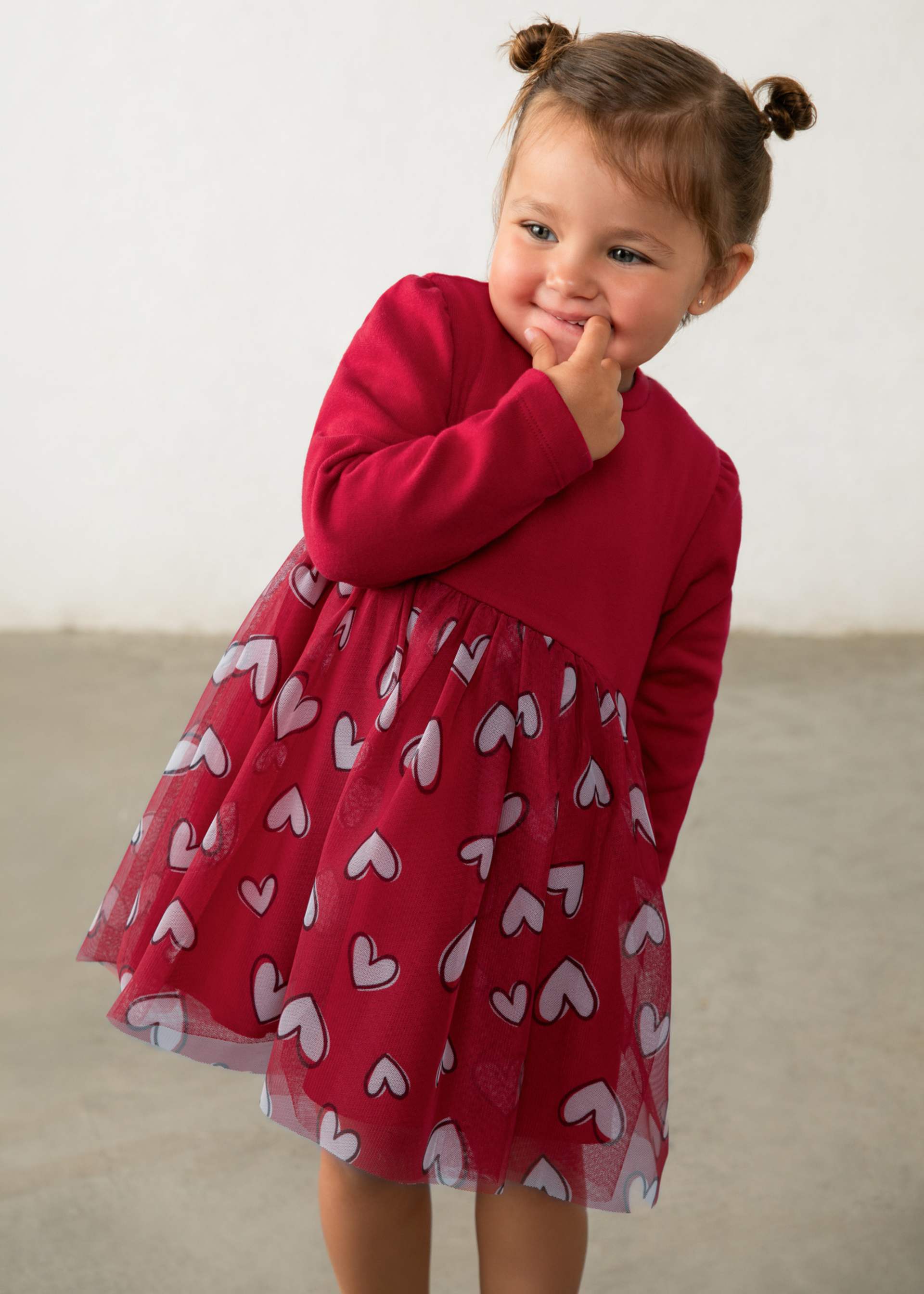 Vestito combinato tulle bimba