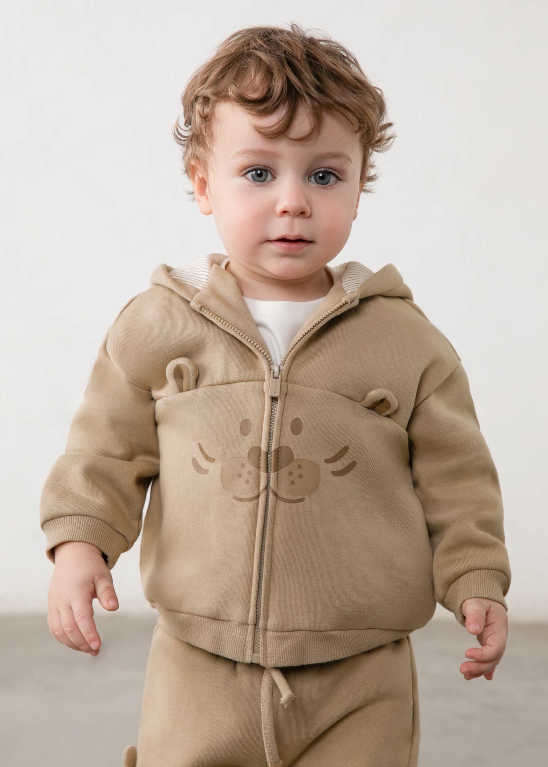 Hanorac interactiv cu fermoar  bebe
