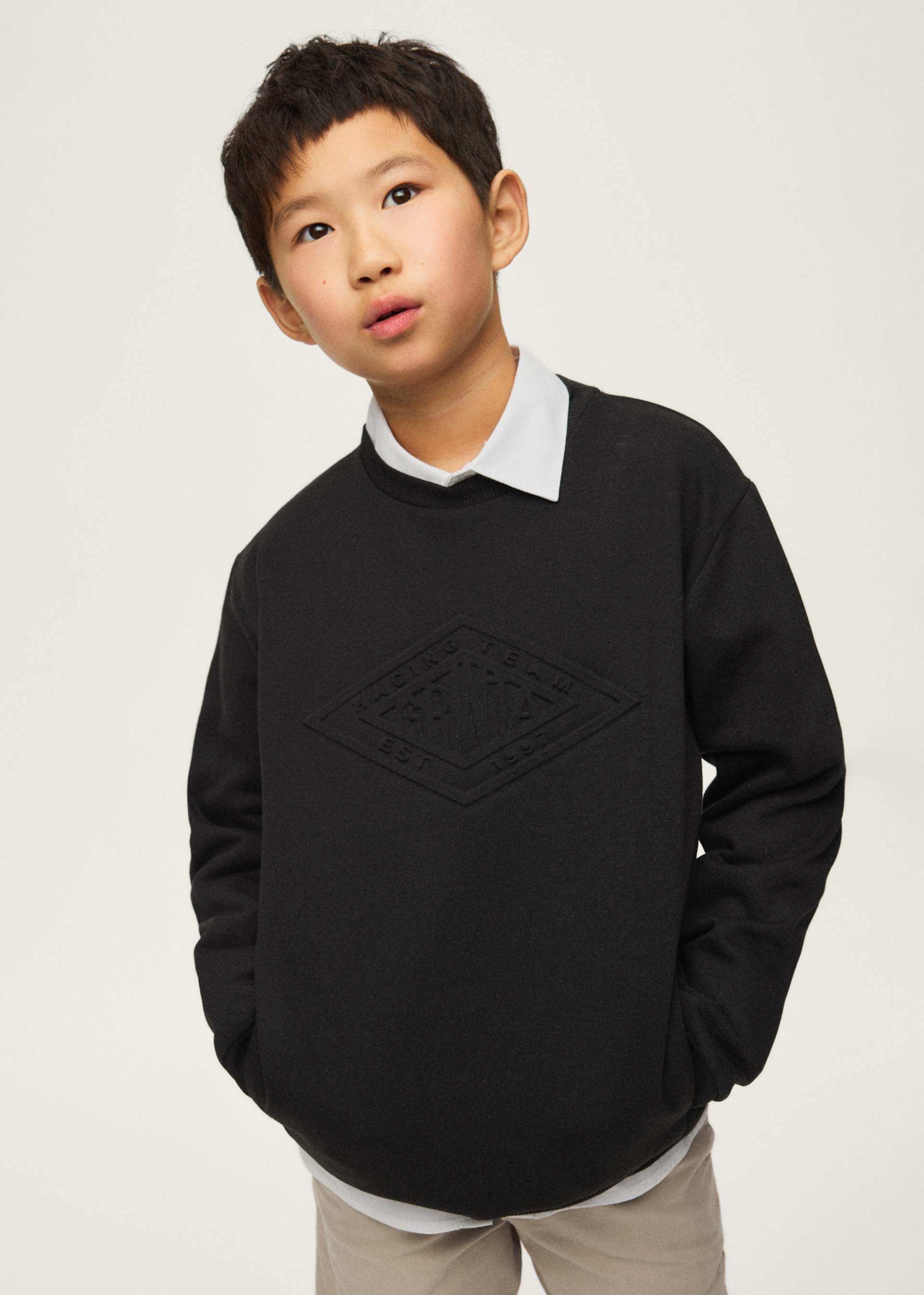 Sweat embossed rapaz