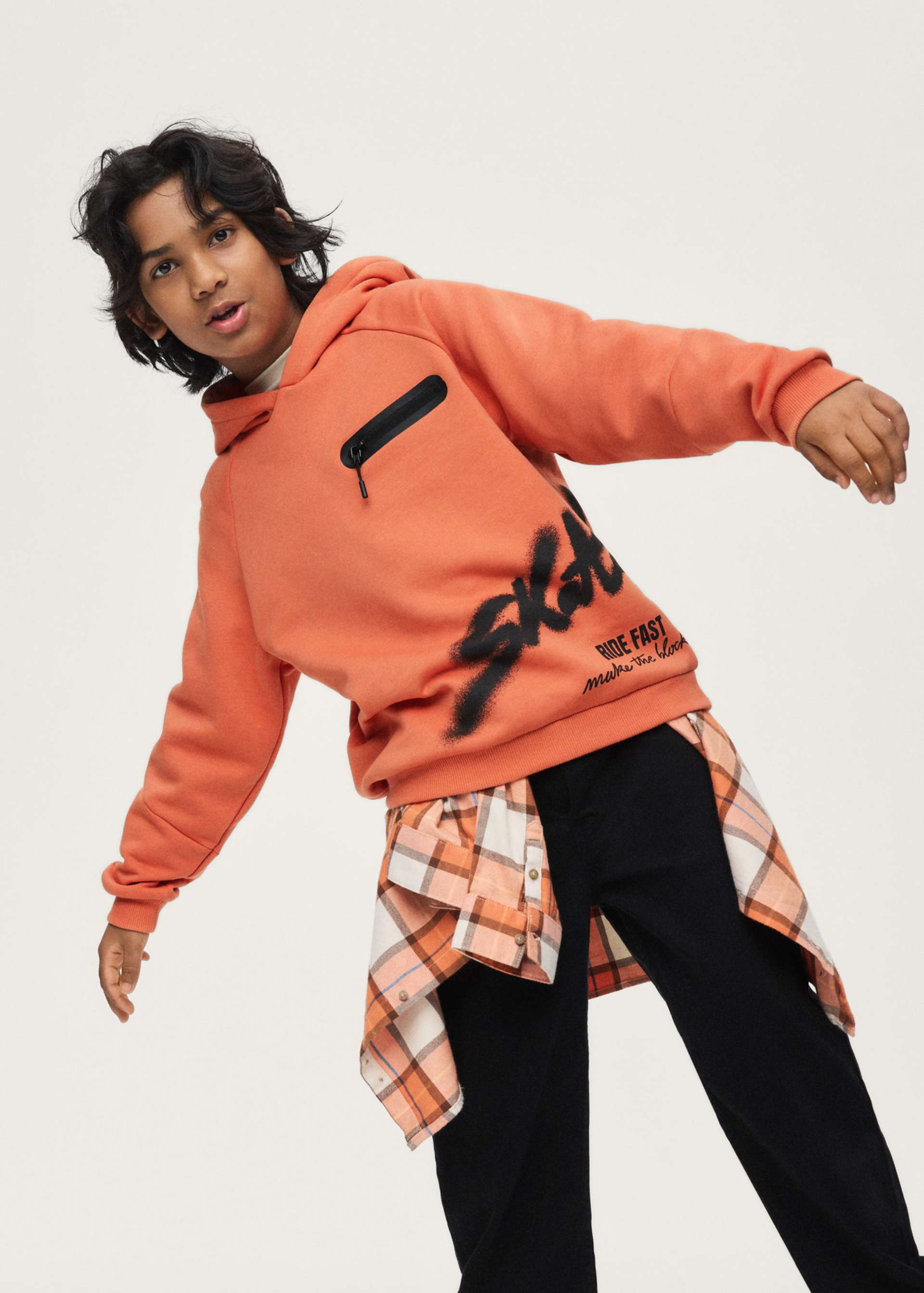 Sweatshirt skate Teenager Jungen
