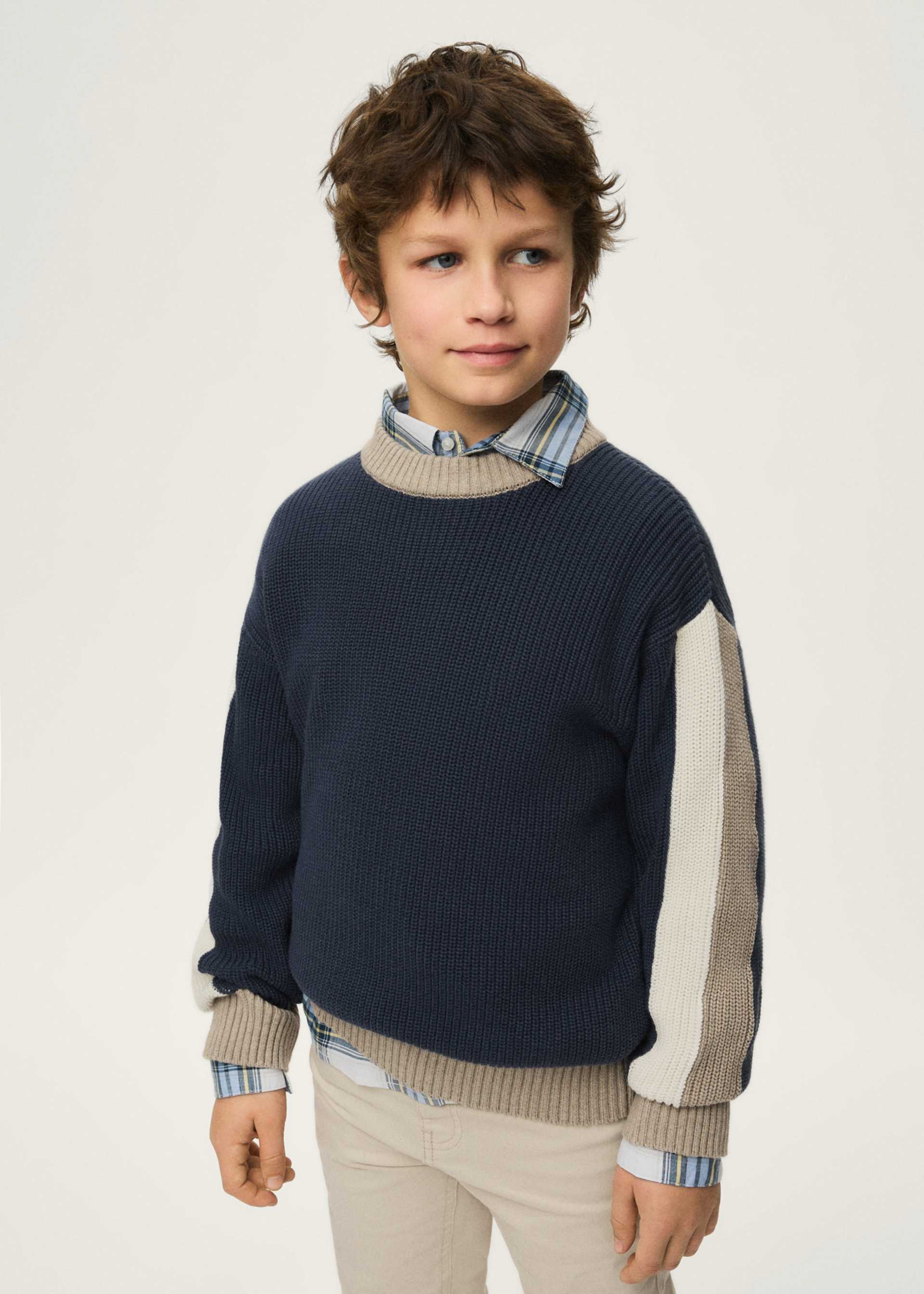Pullover Streifen Teenager Jungen
