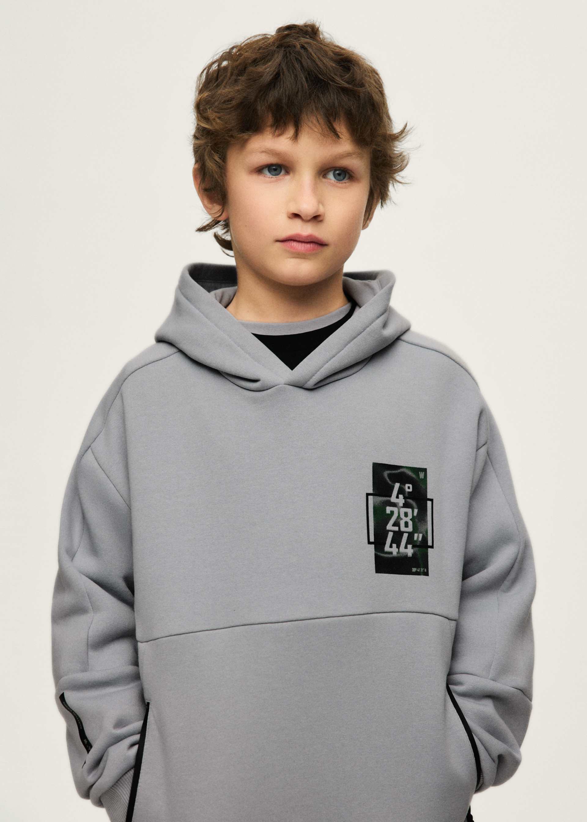 Kapuzen-Sweatshirt Reißverschlüsse Teenager Jungen