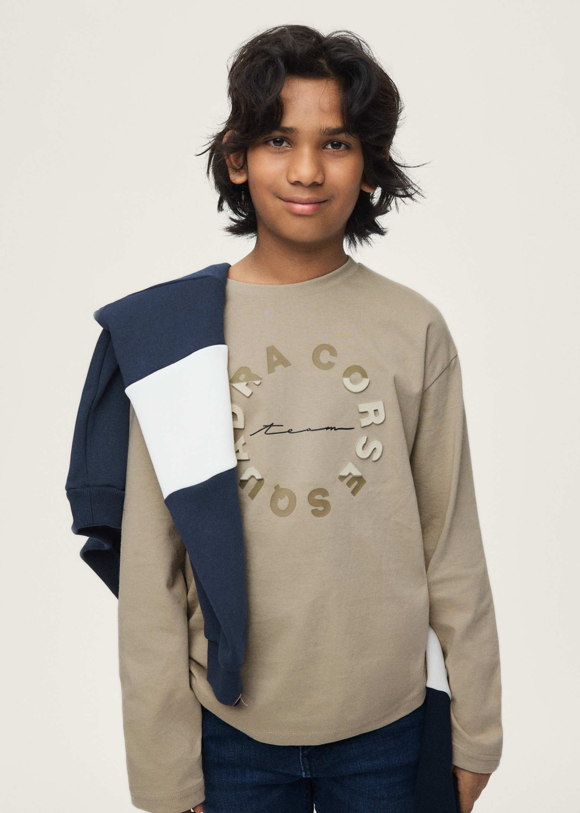 T-shirt embossed garçon