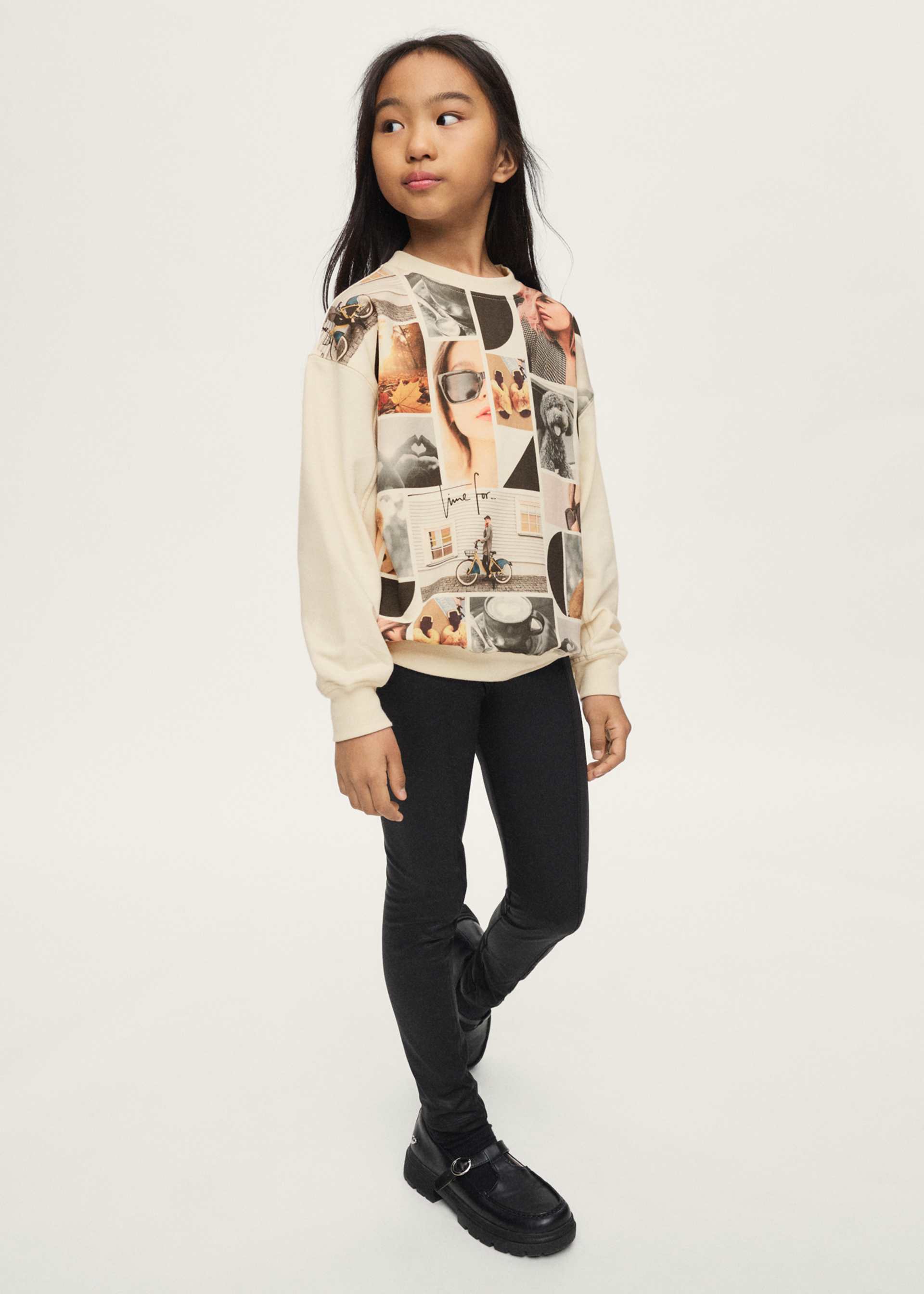 Completo leggings e felpa ragazza