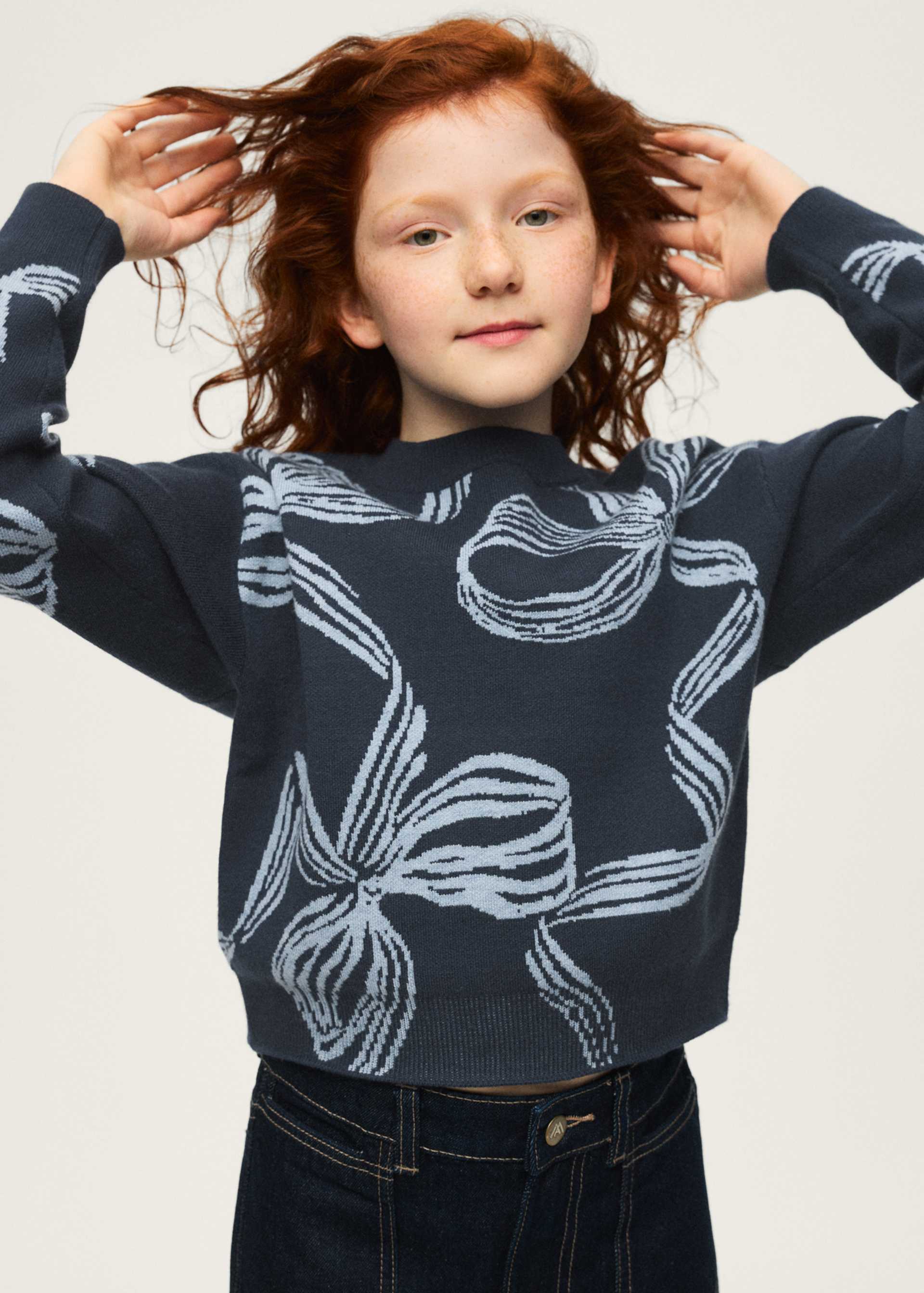 Girl Bow Sweater