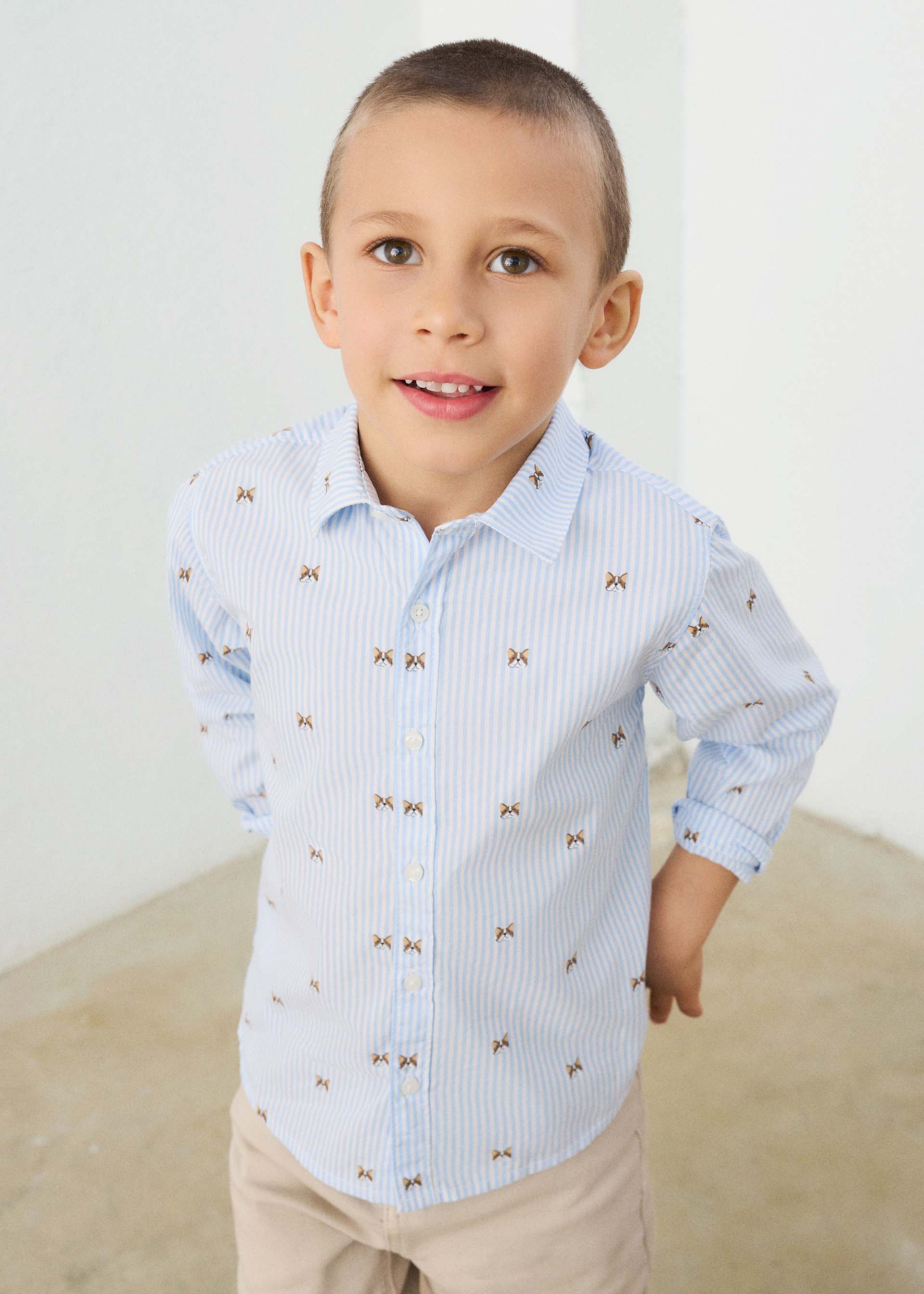Camisa estampada niño