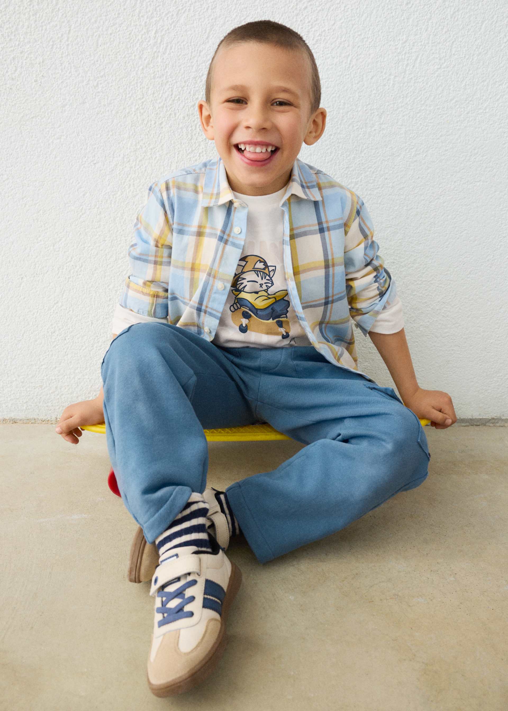 Camicia quadri bambino