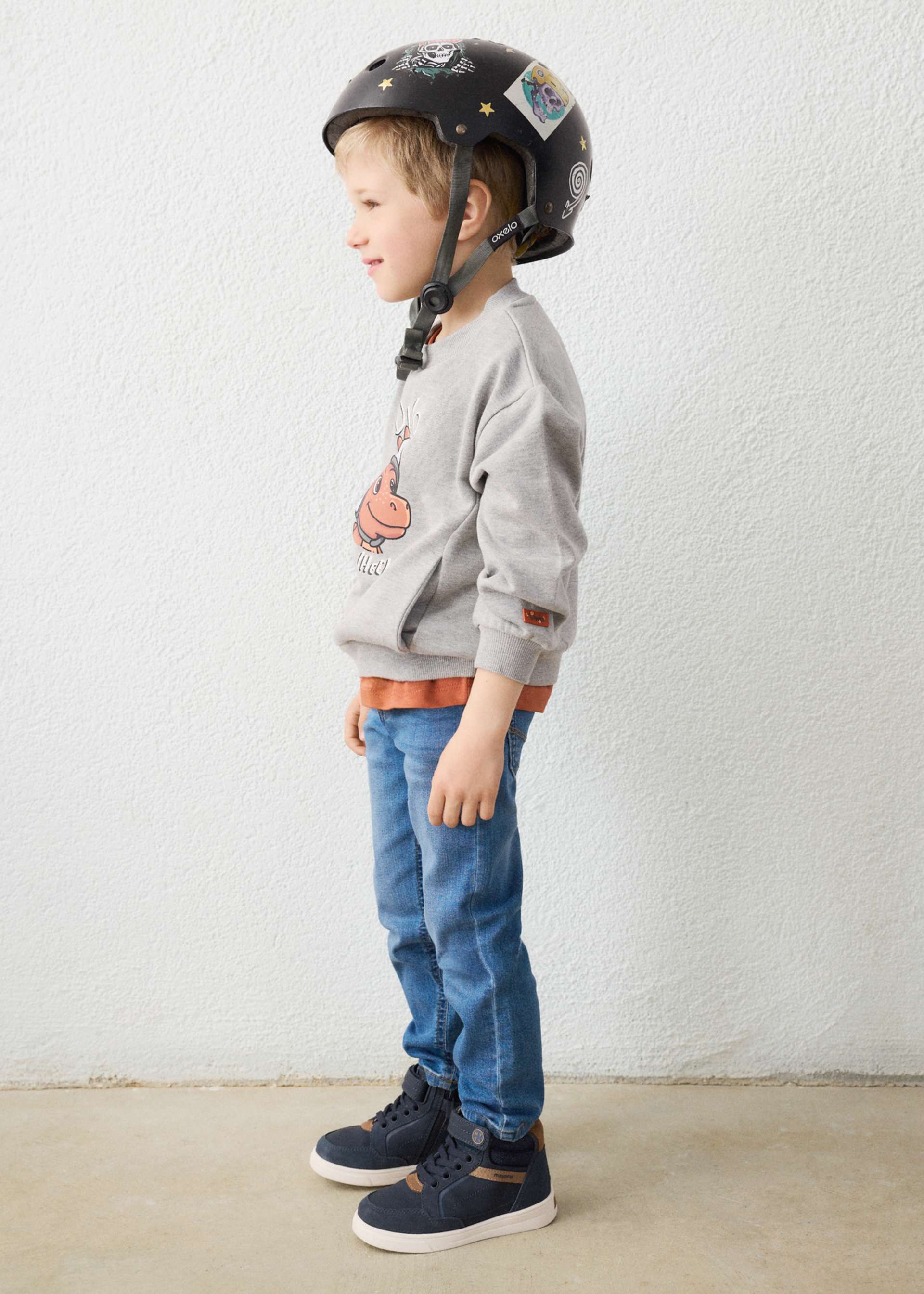 Pantalón vaquero básico slim fit niño
