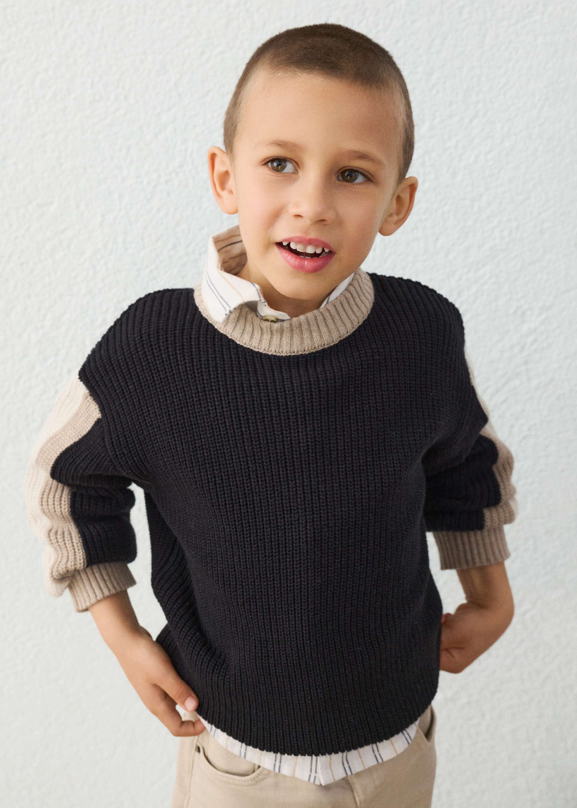 Maglione contrasti bambino
