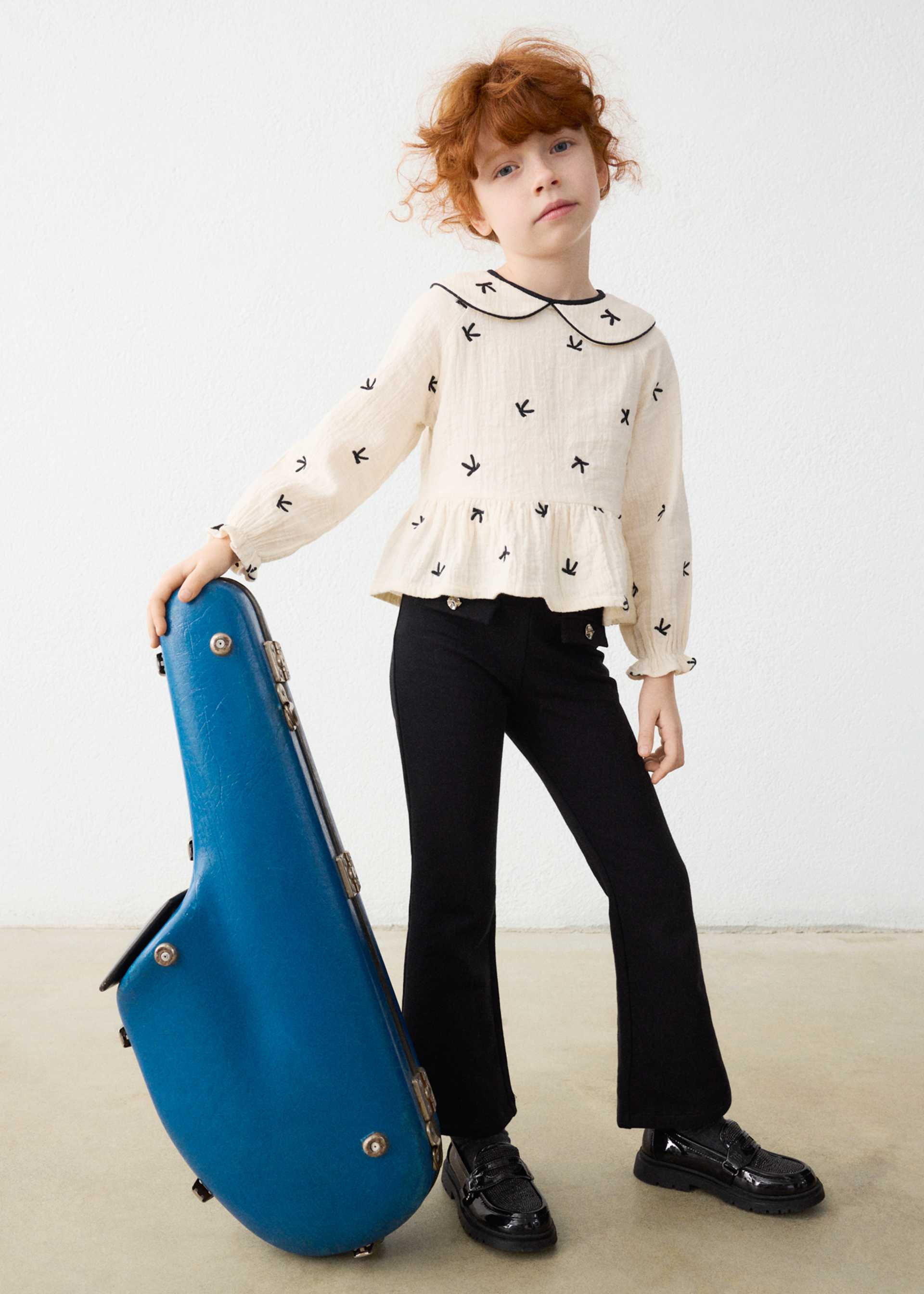Leggings a zampa bambina