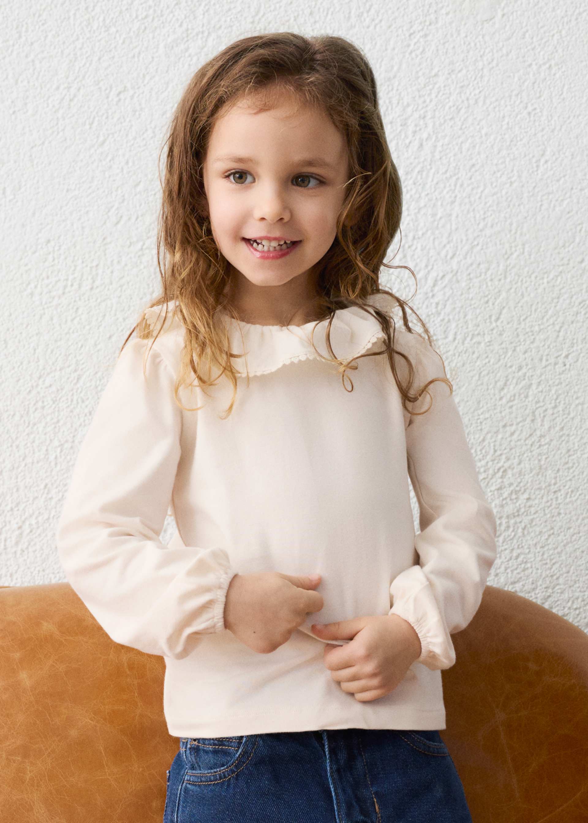 Bluza cu guler fetita