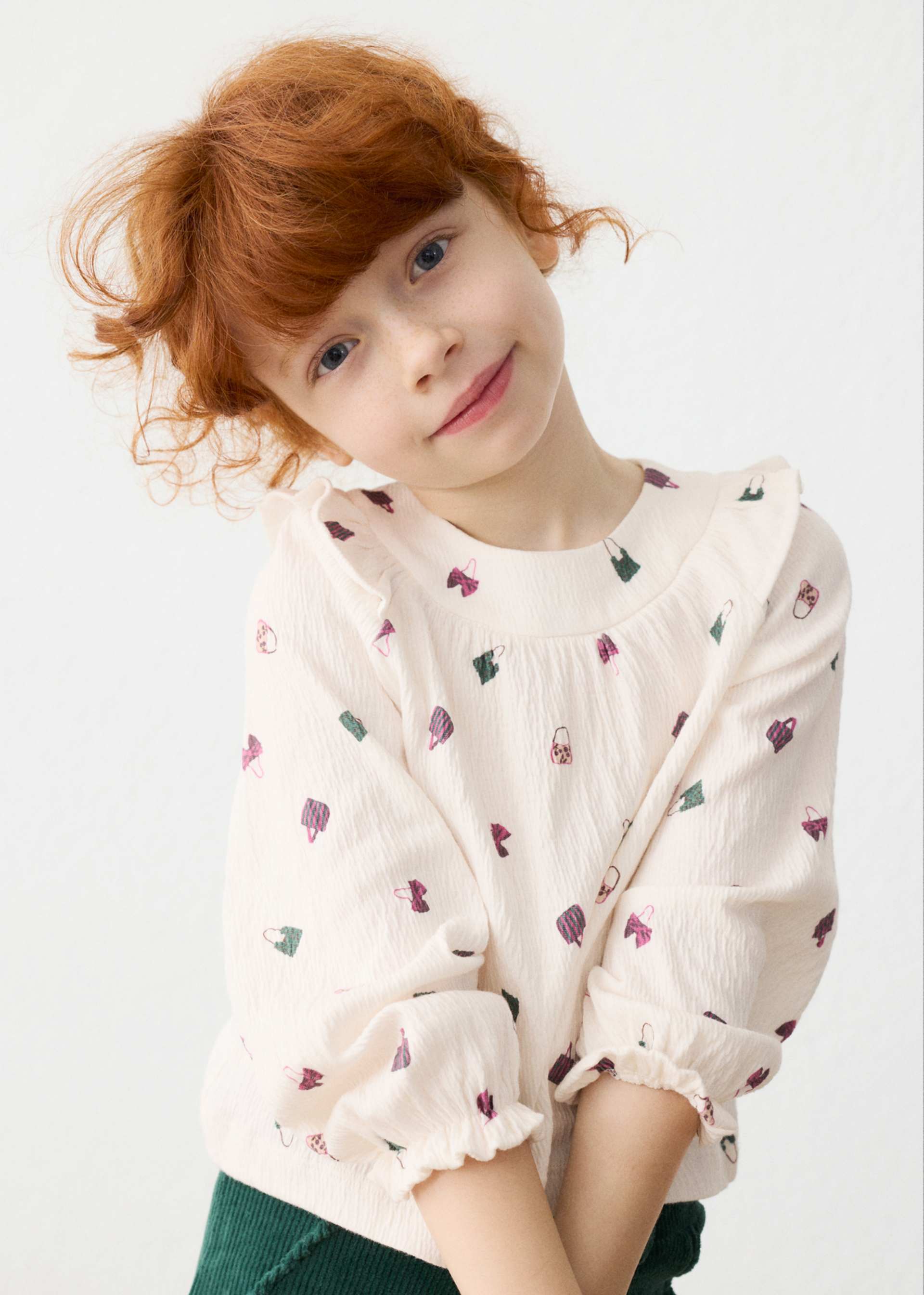 Bluza cu imprimeu fetita