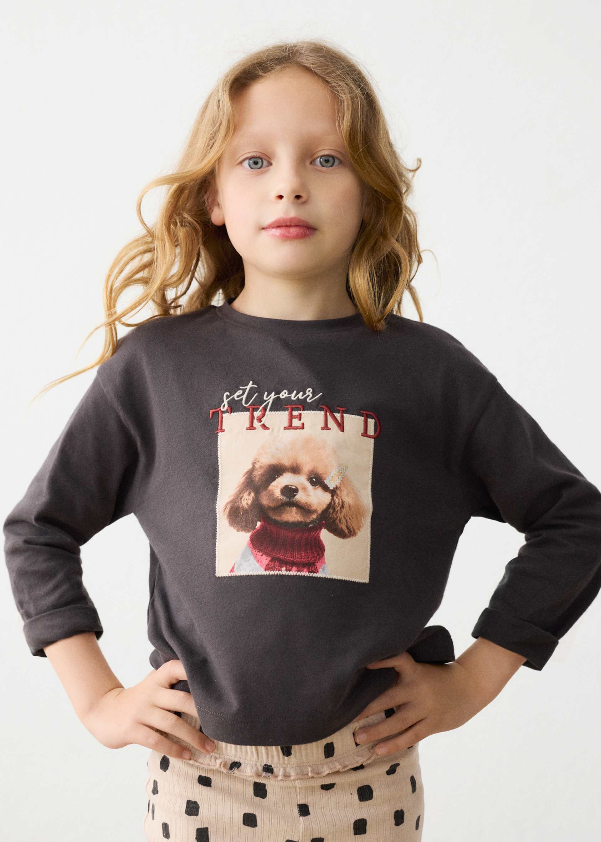 Camisola bordado menina
