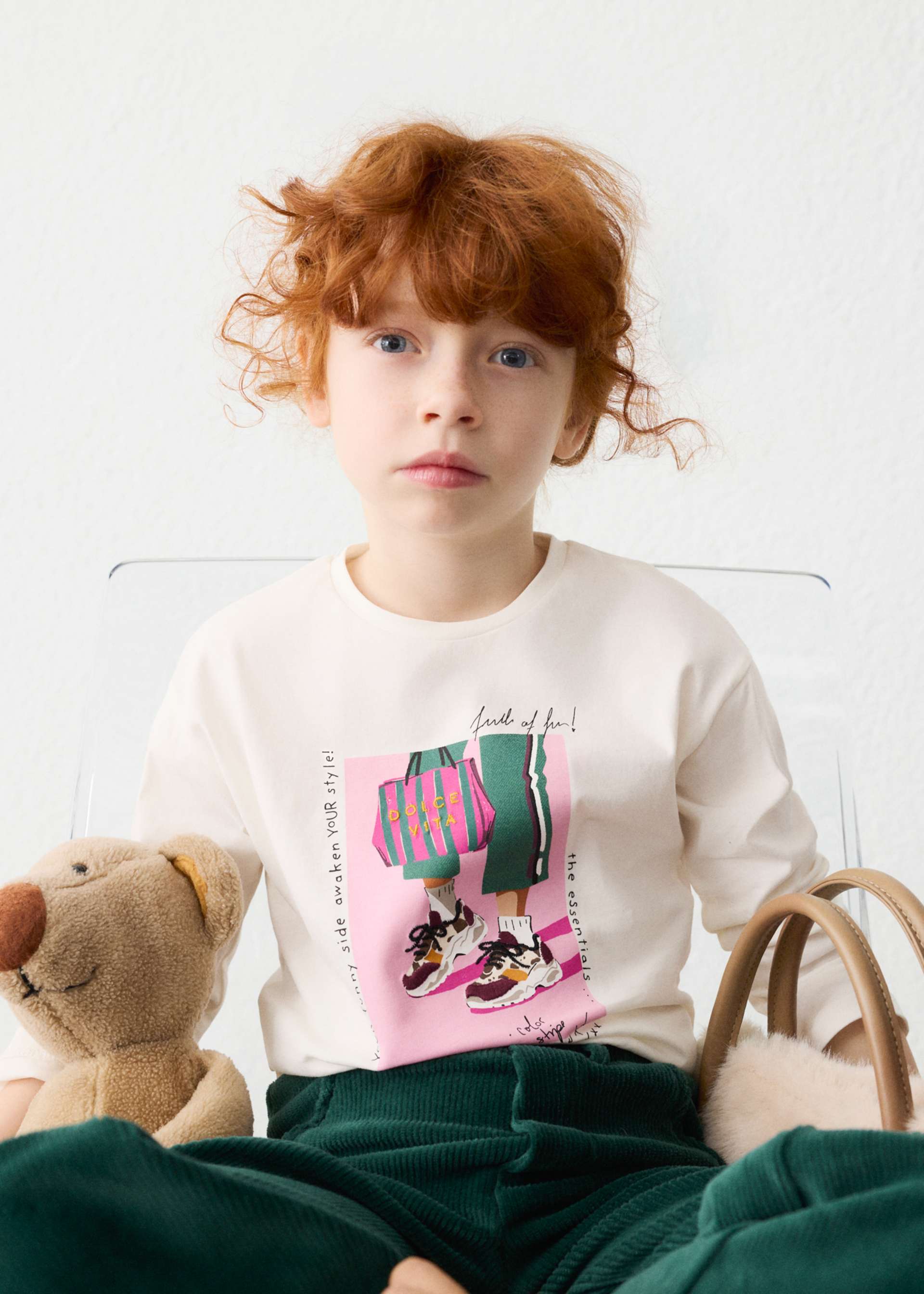 Playera serigrafía niña