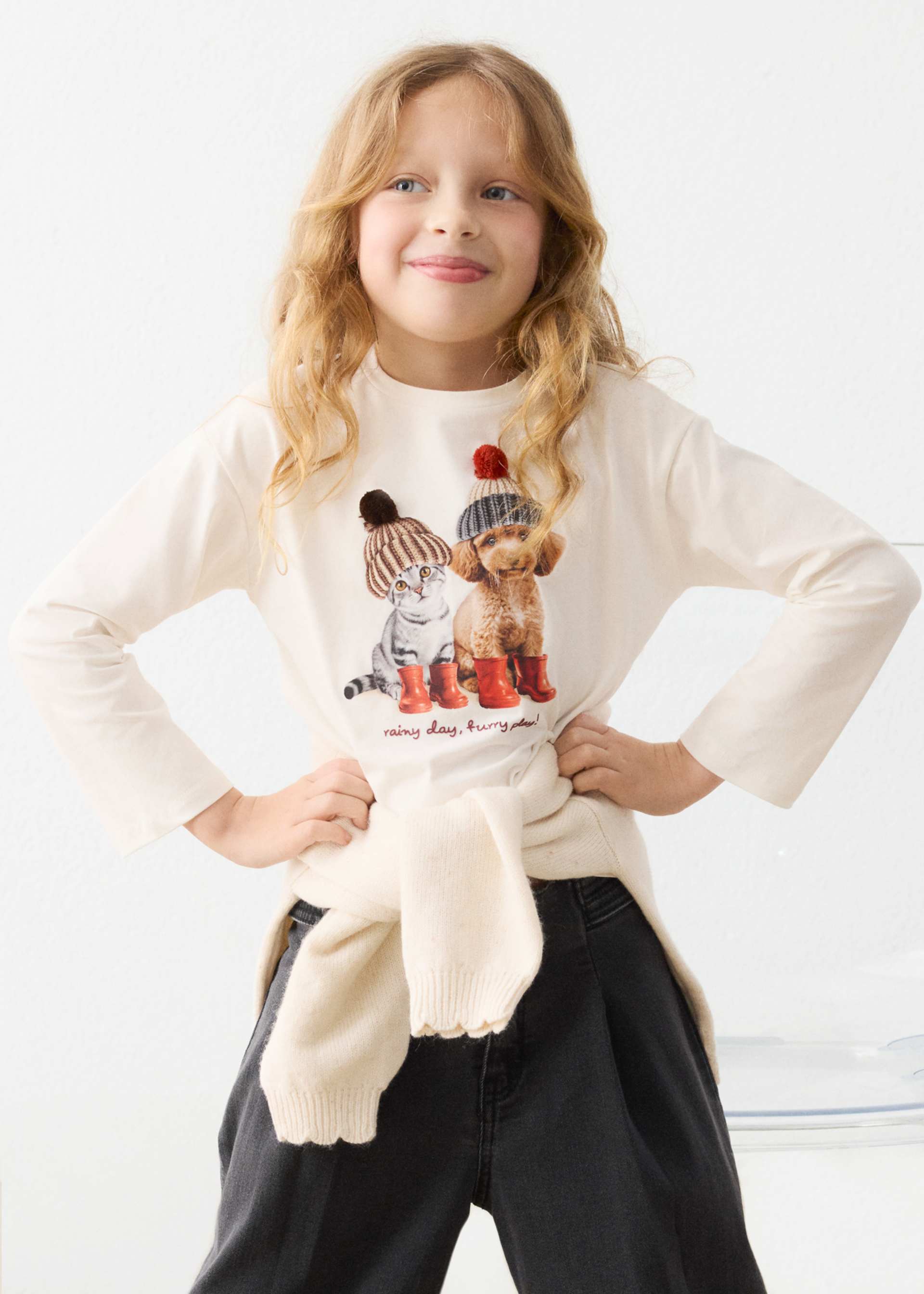Maglietta serigrafia bambina