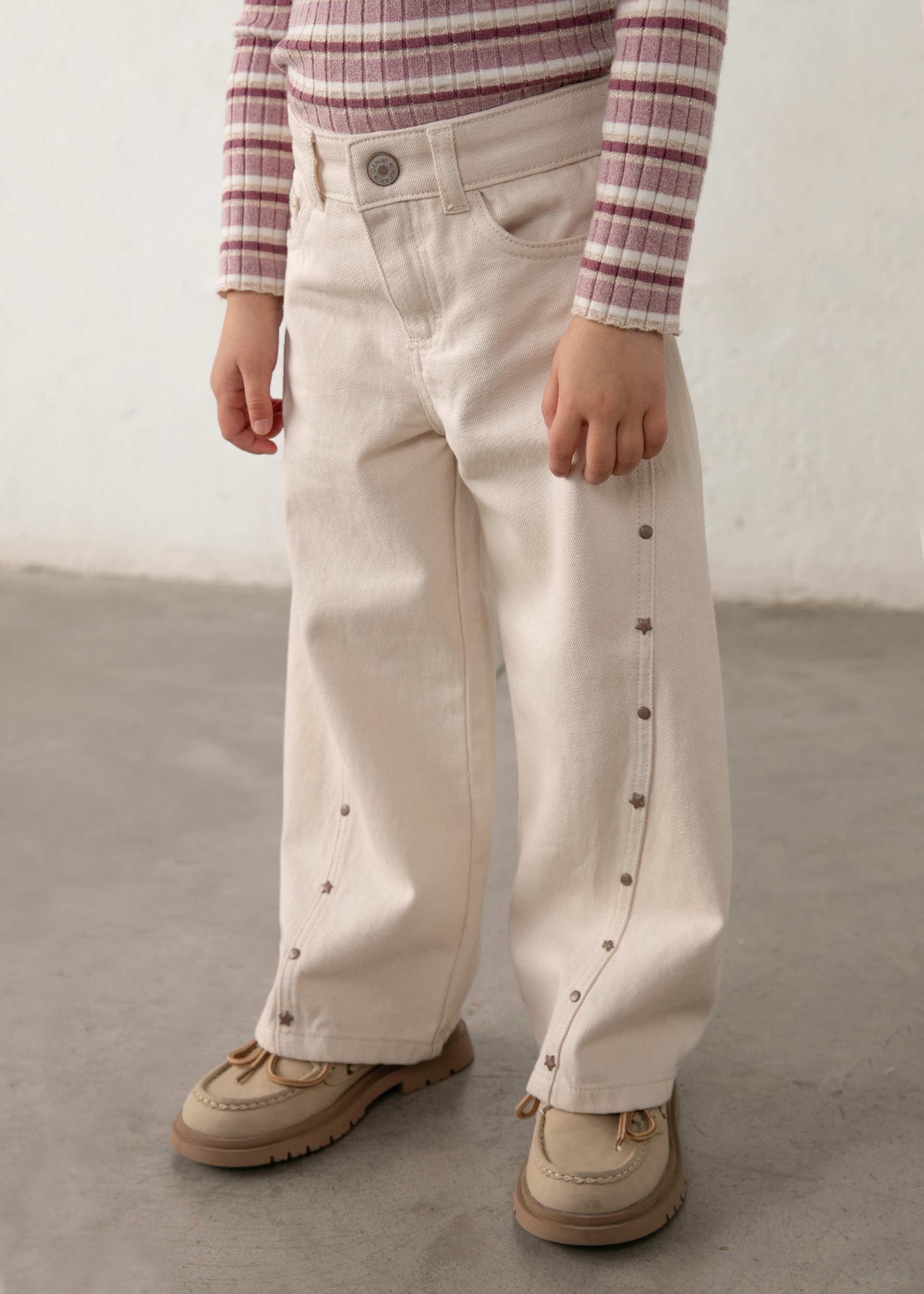 Calças sarja menina