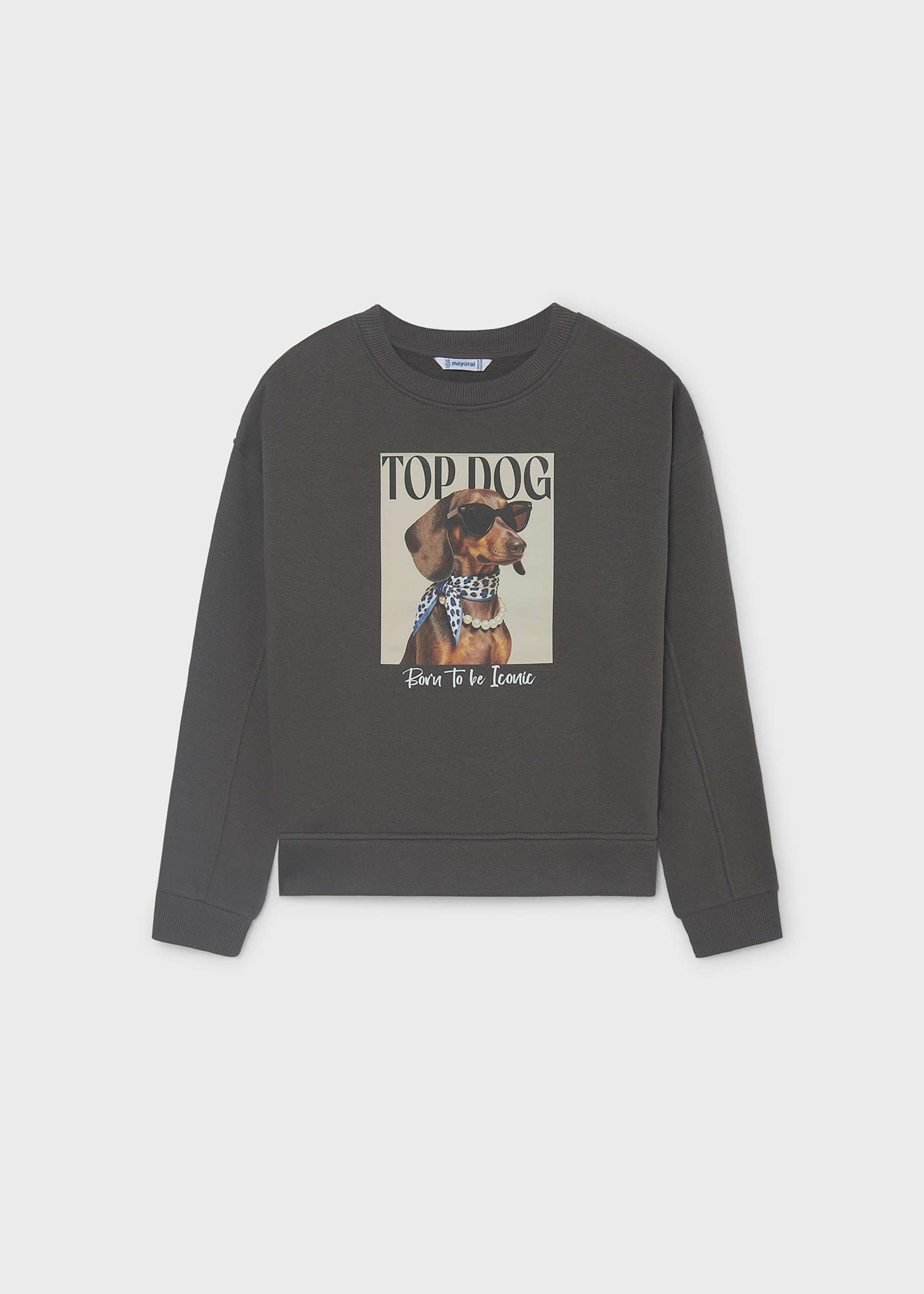 Sweat print fille