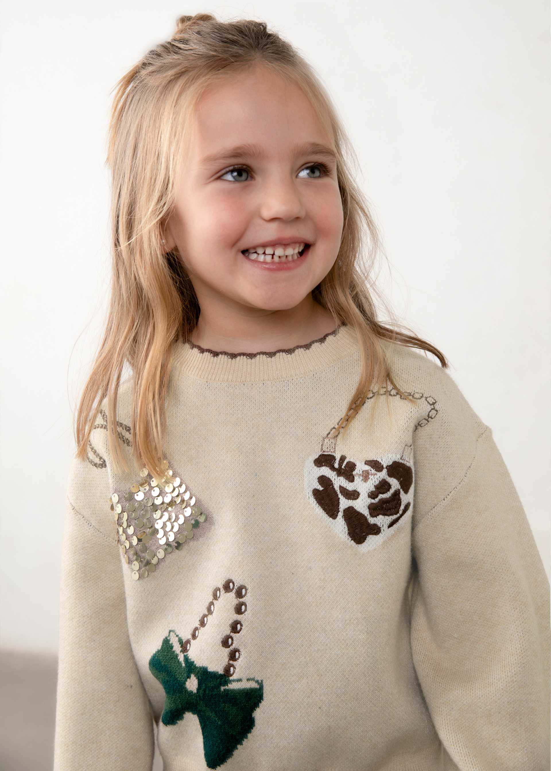 Completo gonna e maglione bambina