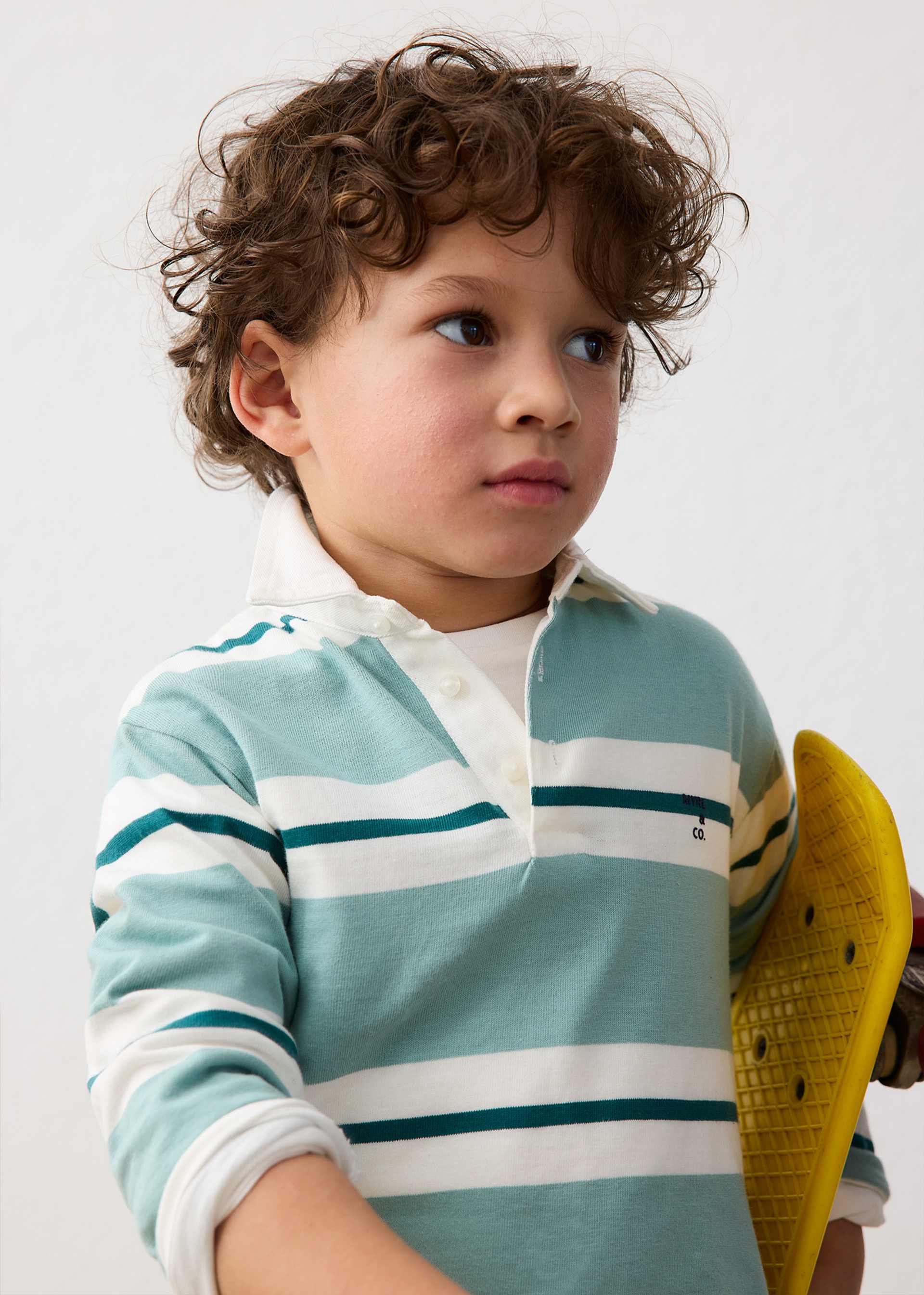 Polo rayé garçon