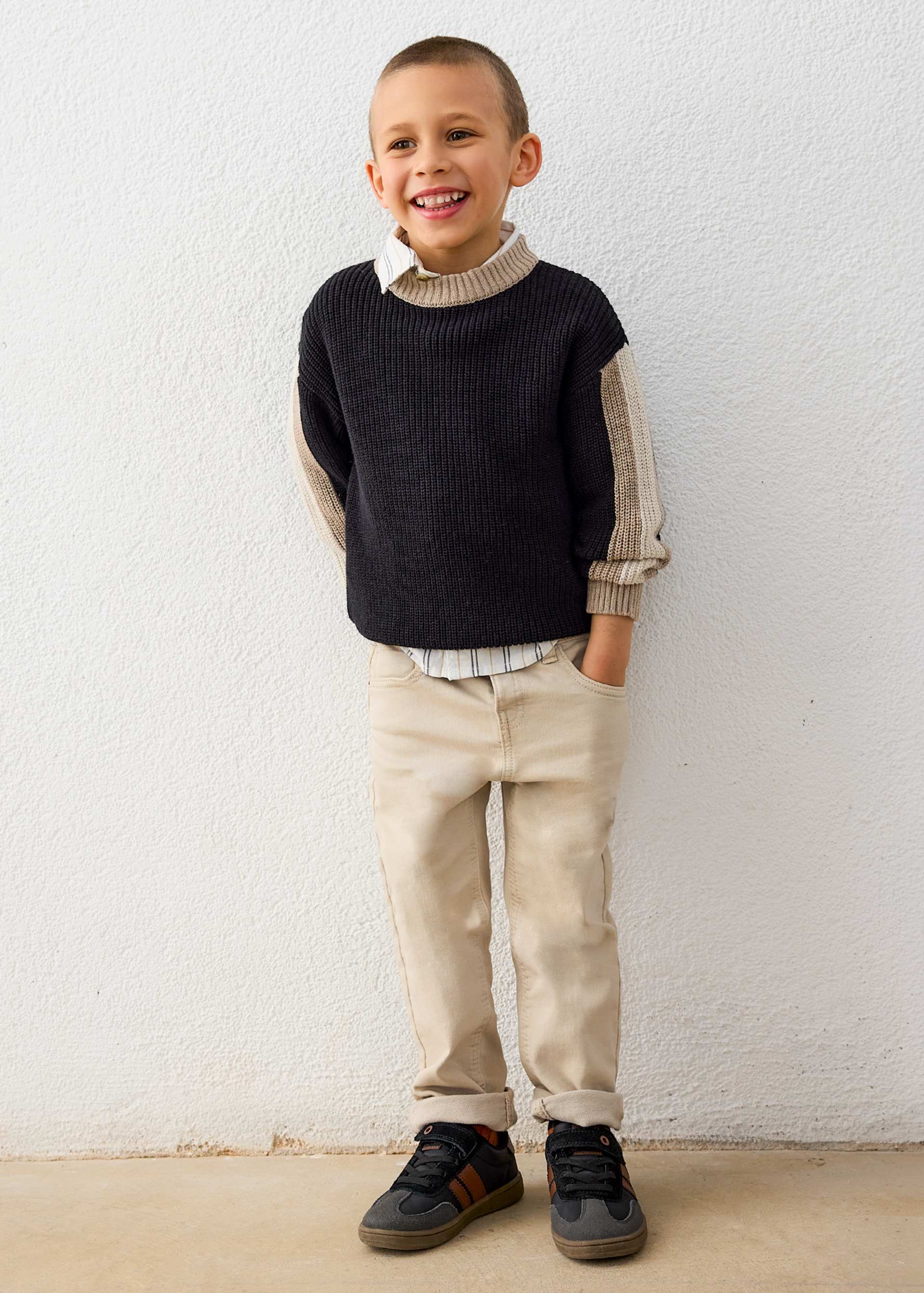 Maglione contrasti bambino