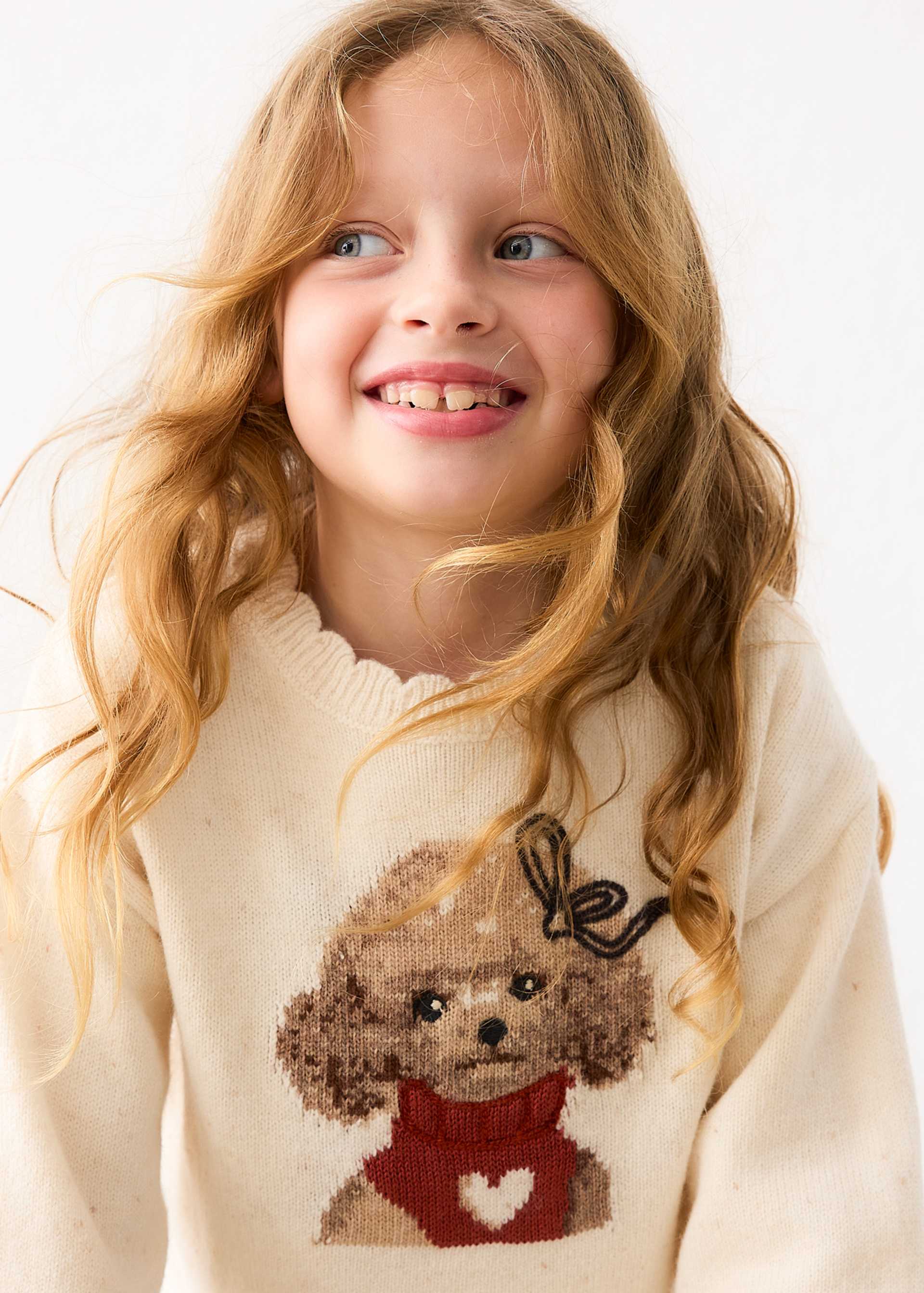 Pulover intarsia fetita