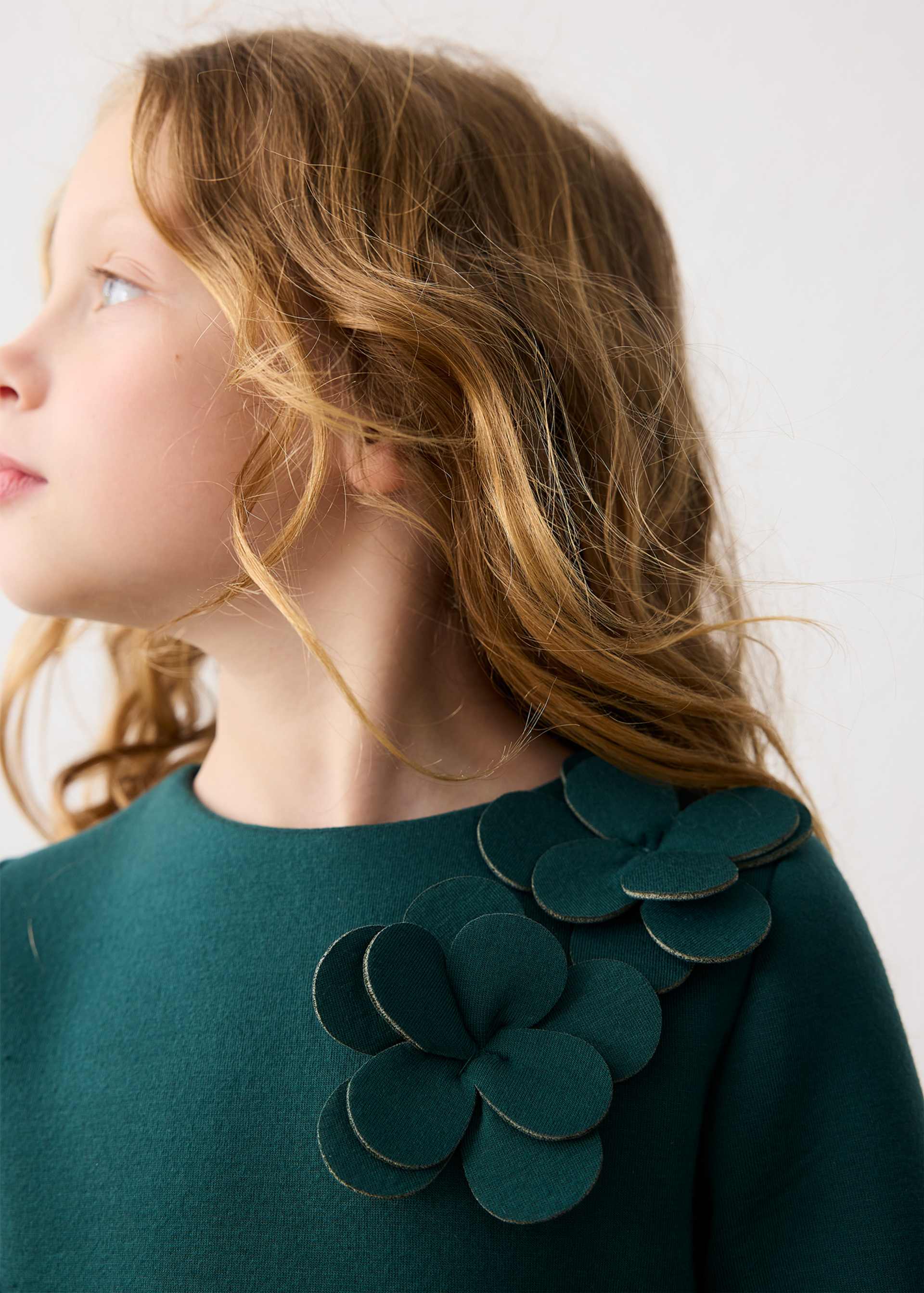 Robe à fleurs fille