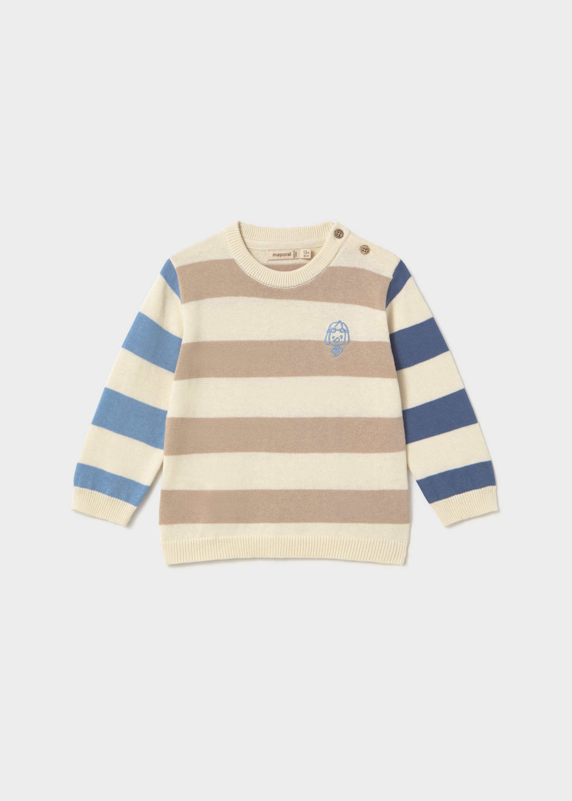 Sweter w pasy dla niemowlęcia