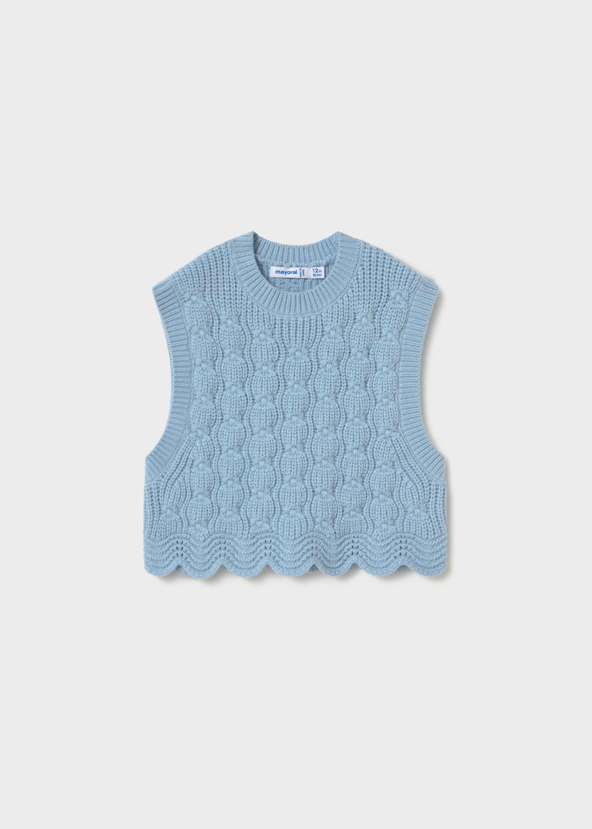 Chaleco tricot bebé