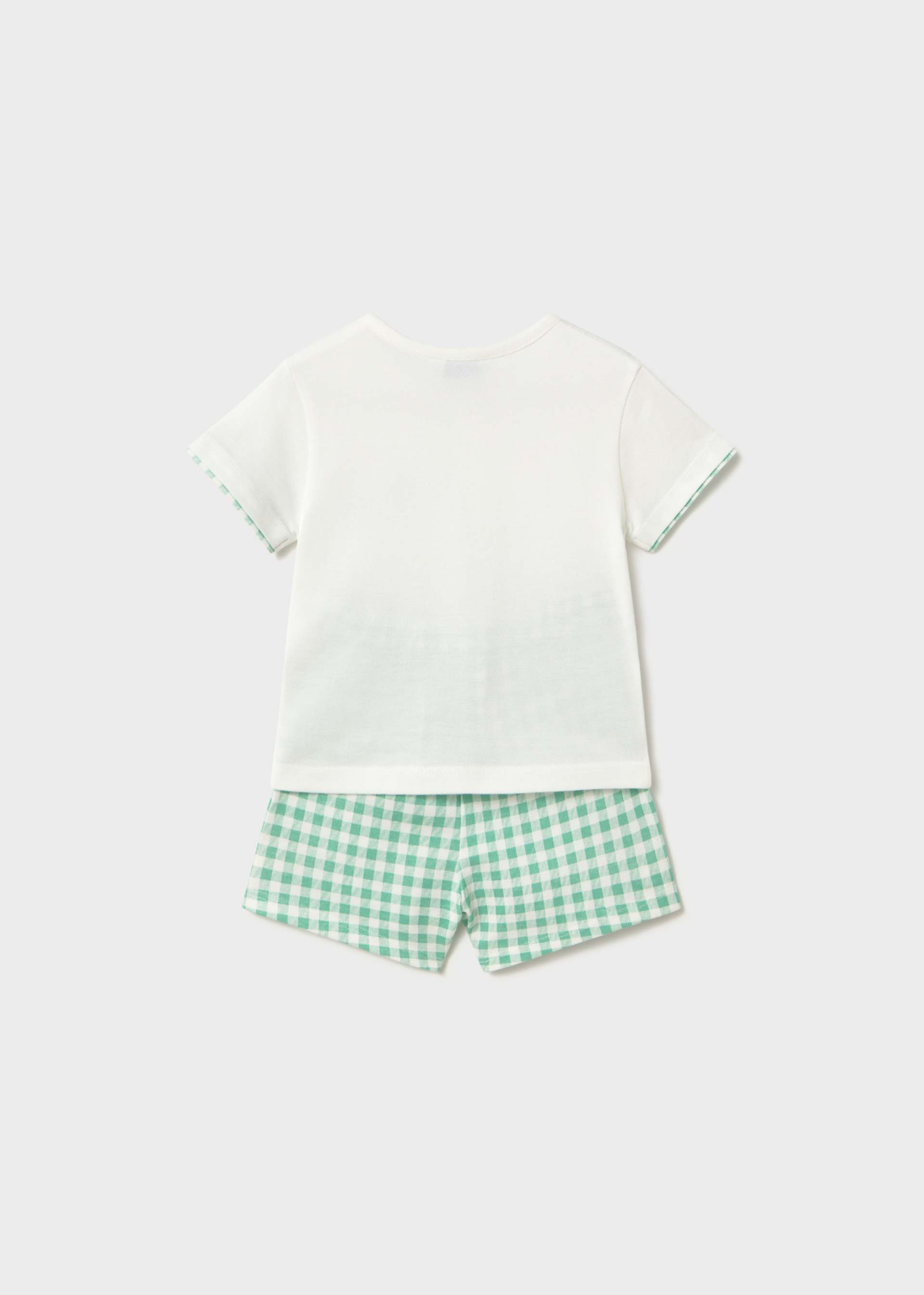Baby gingham set