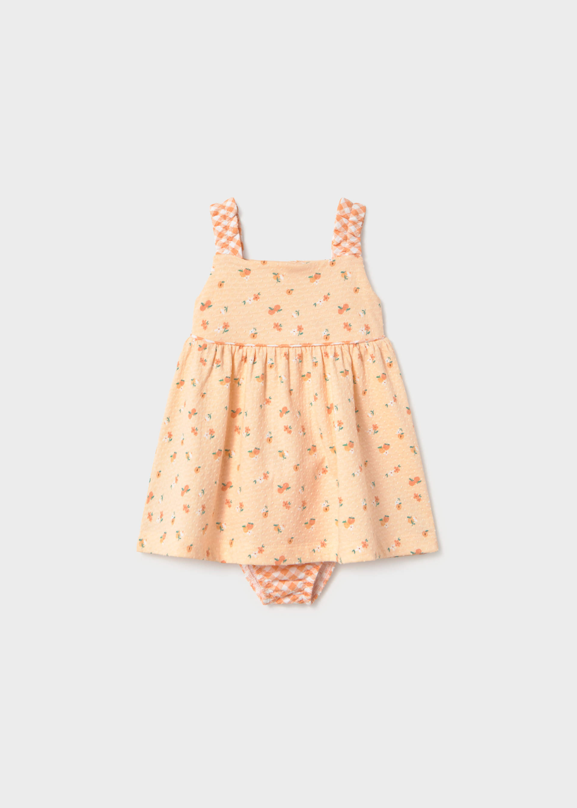 Vestido estampado con braguita bebé