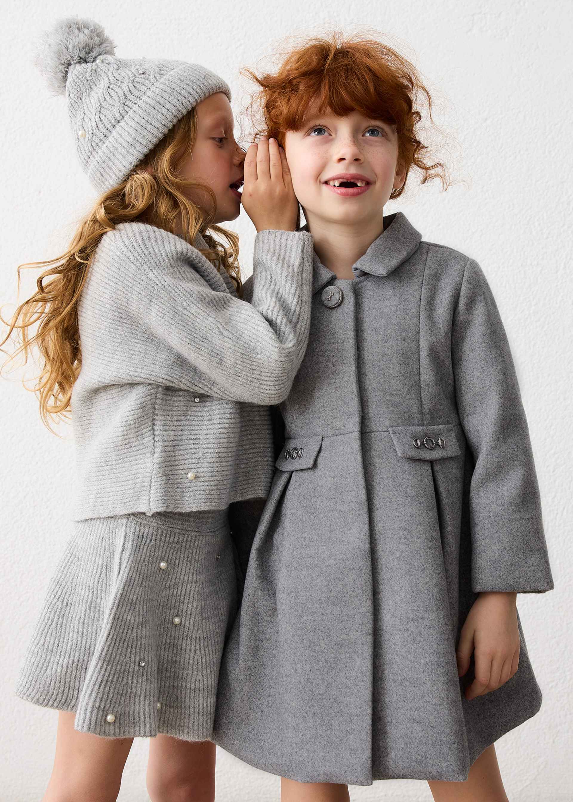 Manteau en étoffe fille