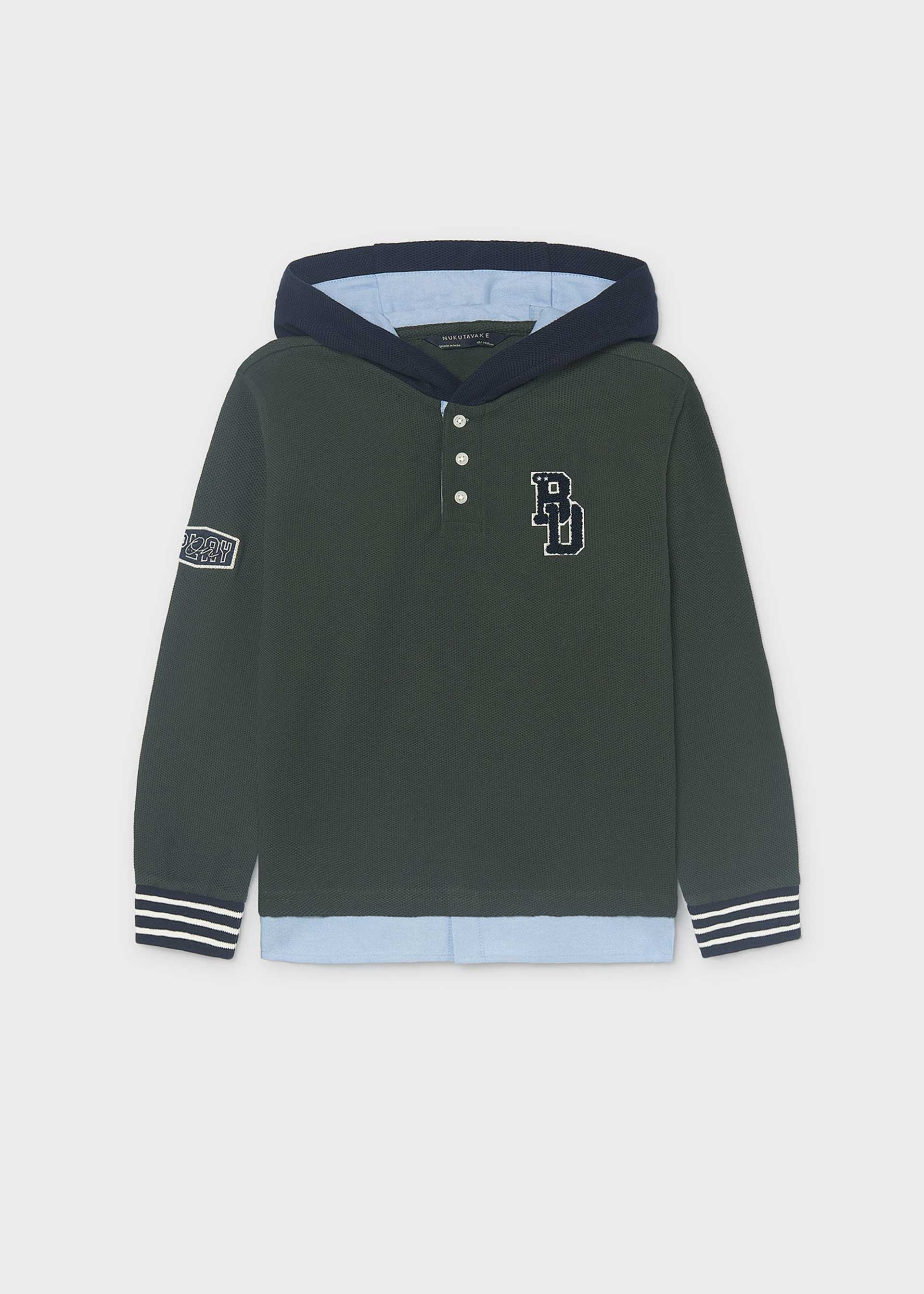 Polo à capuche garçon