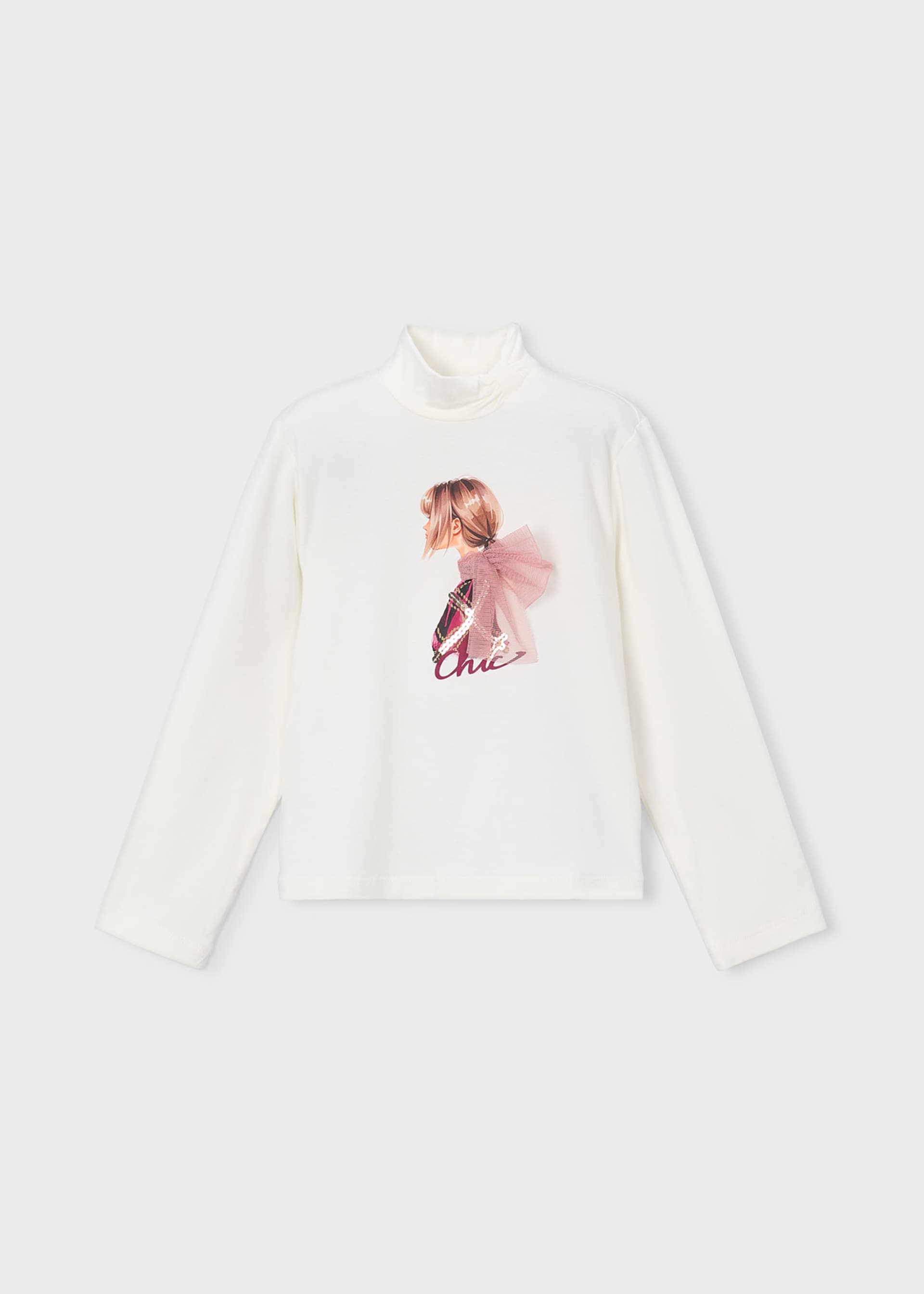 Camisola gola menina