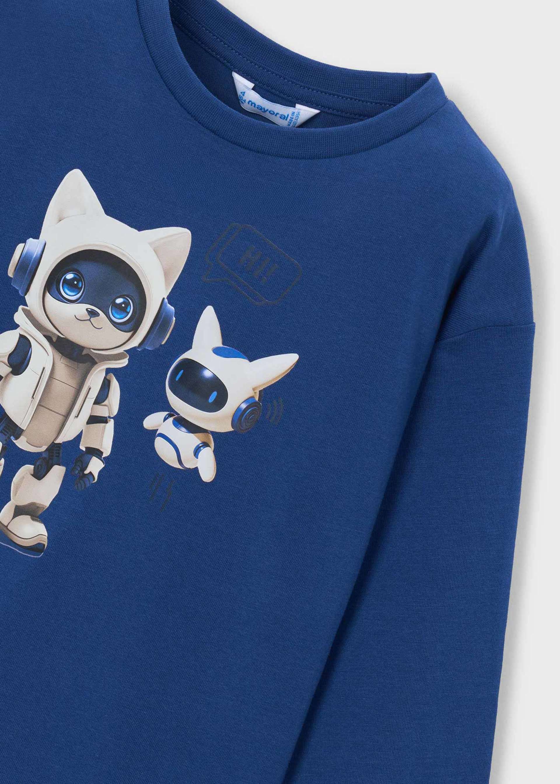 Maglietta robot bambino