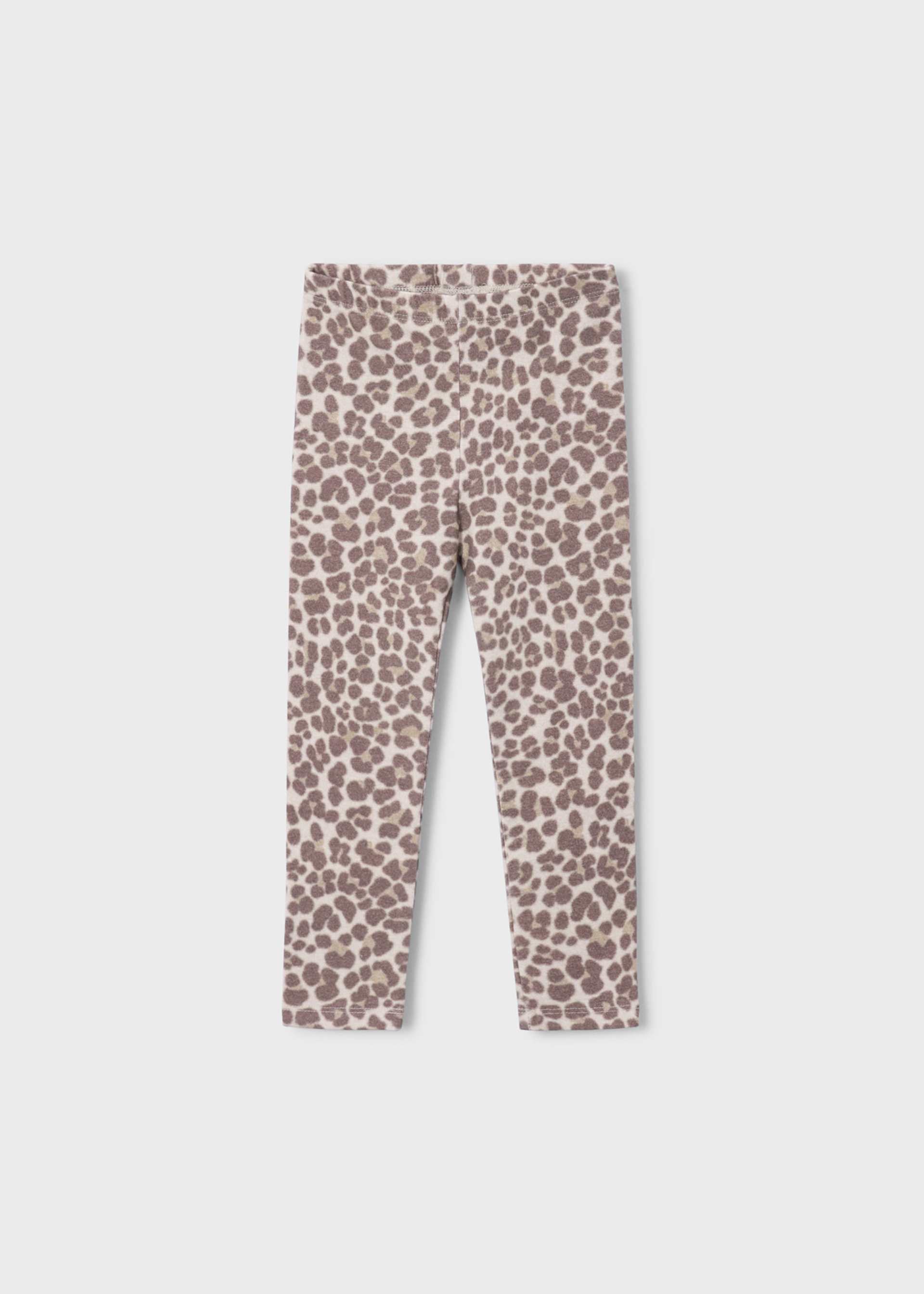 Legginsy ze wzorem dla dziewczynki
