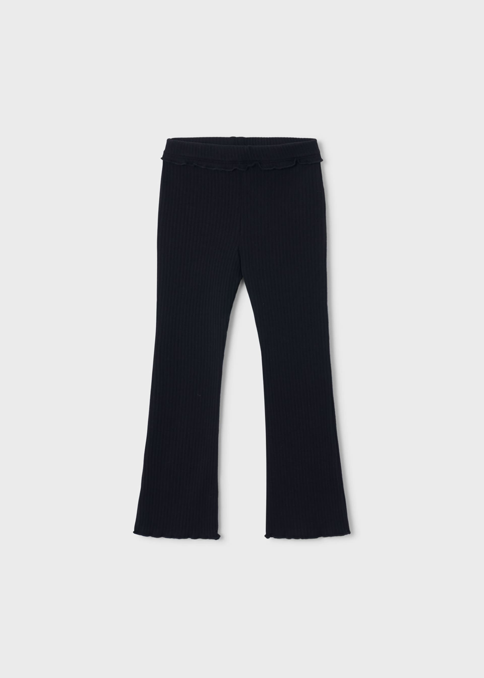 Girl Ribbed Flare Leggings