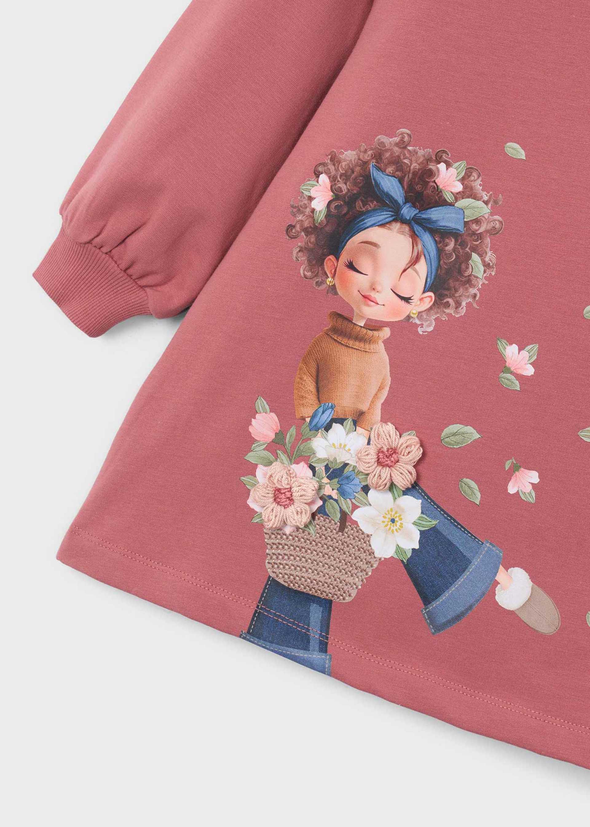 Seatkleid Printmotiv Mädchen
