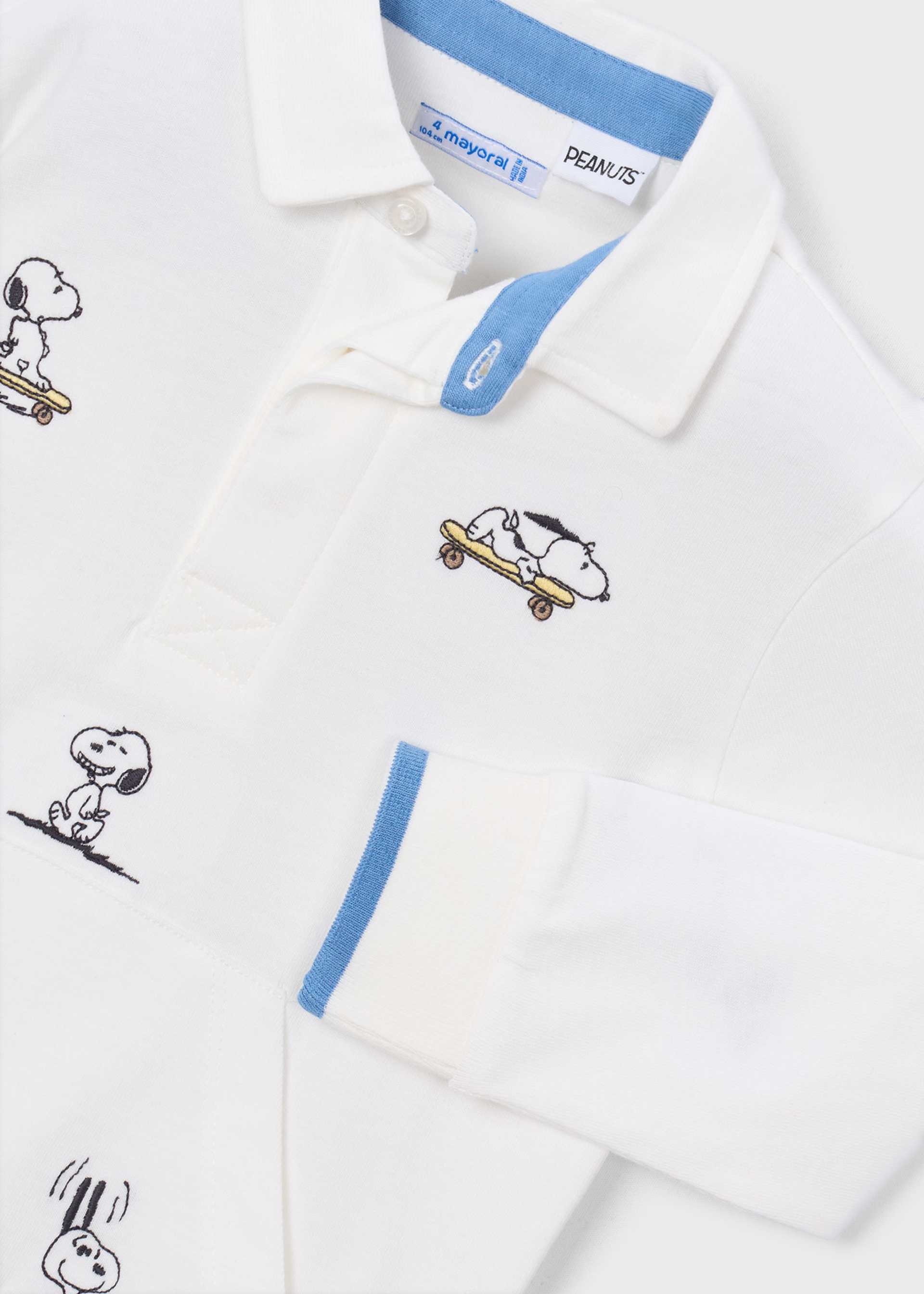 Polo bordado niño Snoopy Peanuts ®