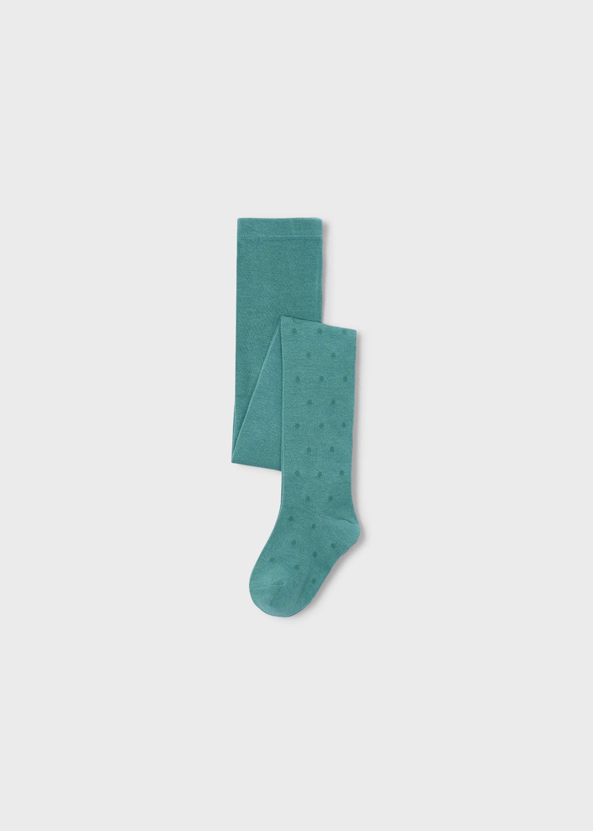 Collant à pois fille