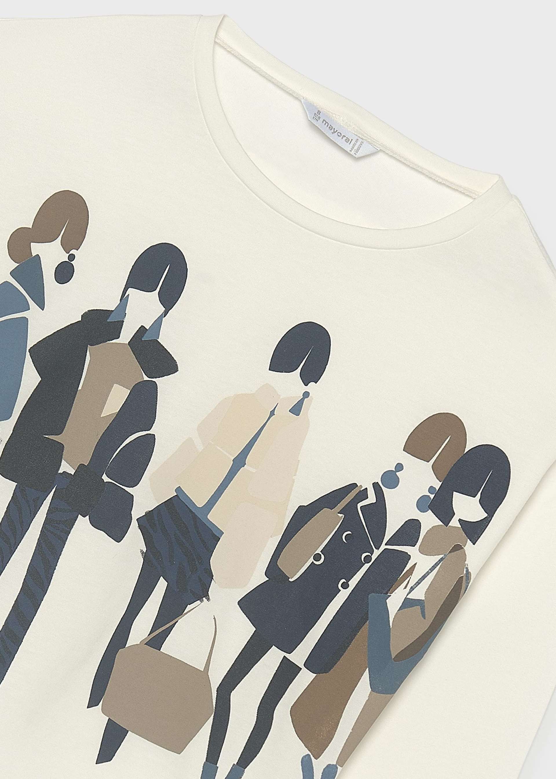 Tricou cu serigrafie fata