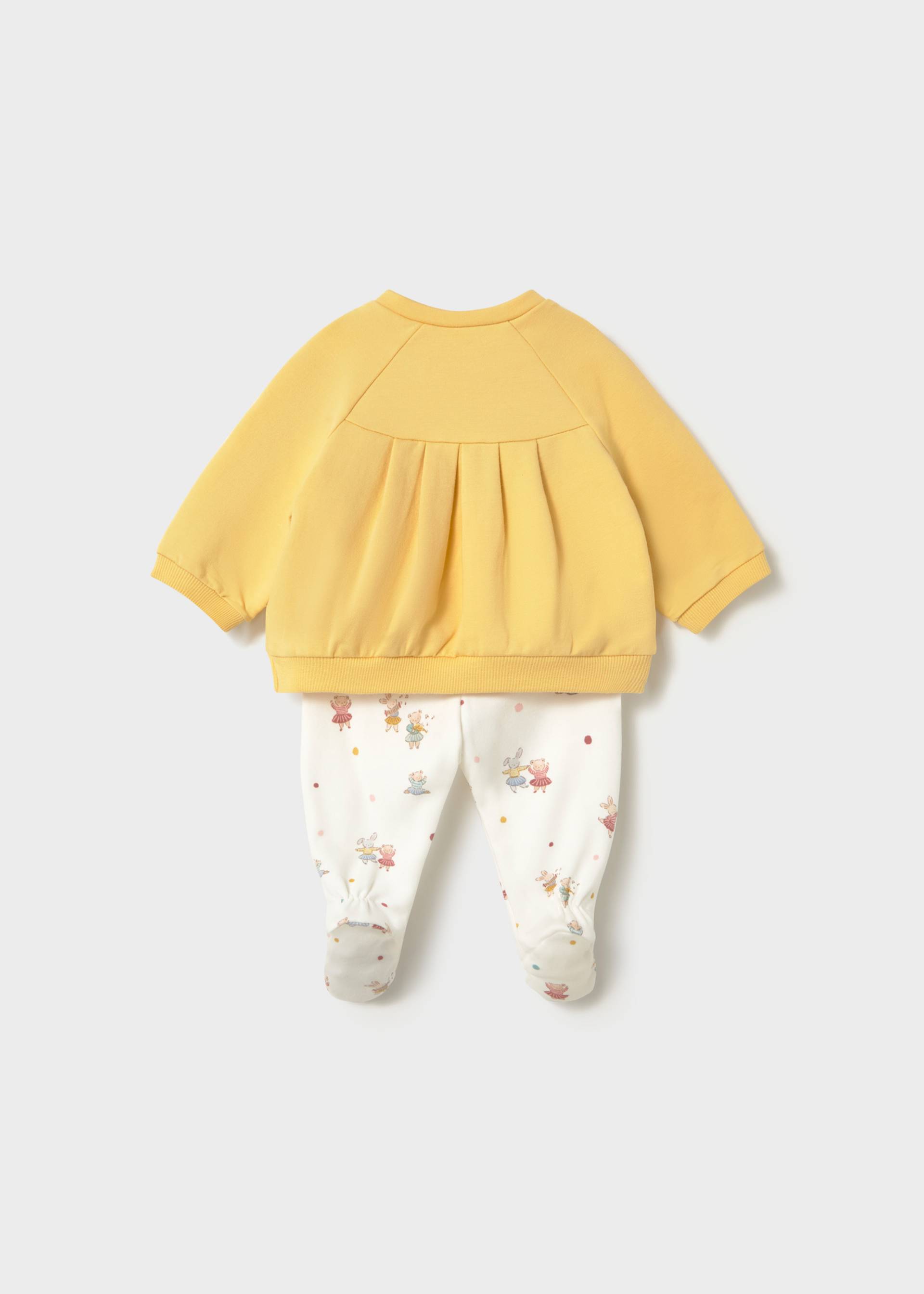 Newborn leg warmers and jumper set