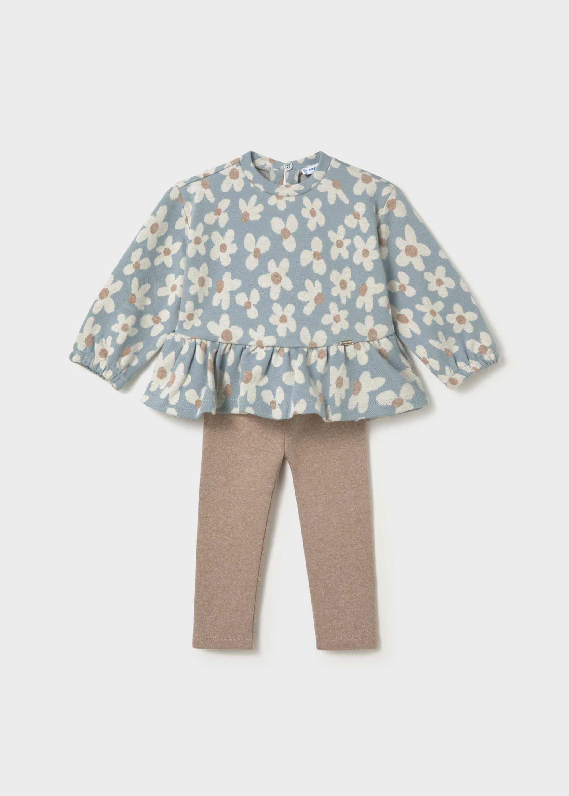 Set Bluse gemustert und Hose Baby