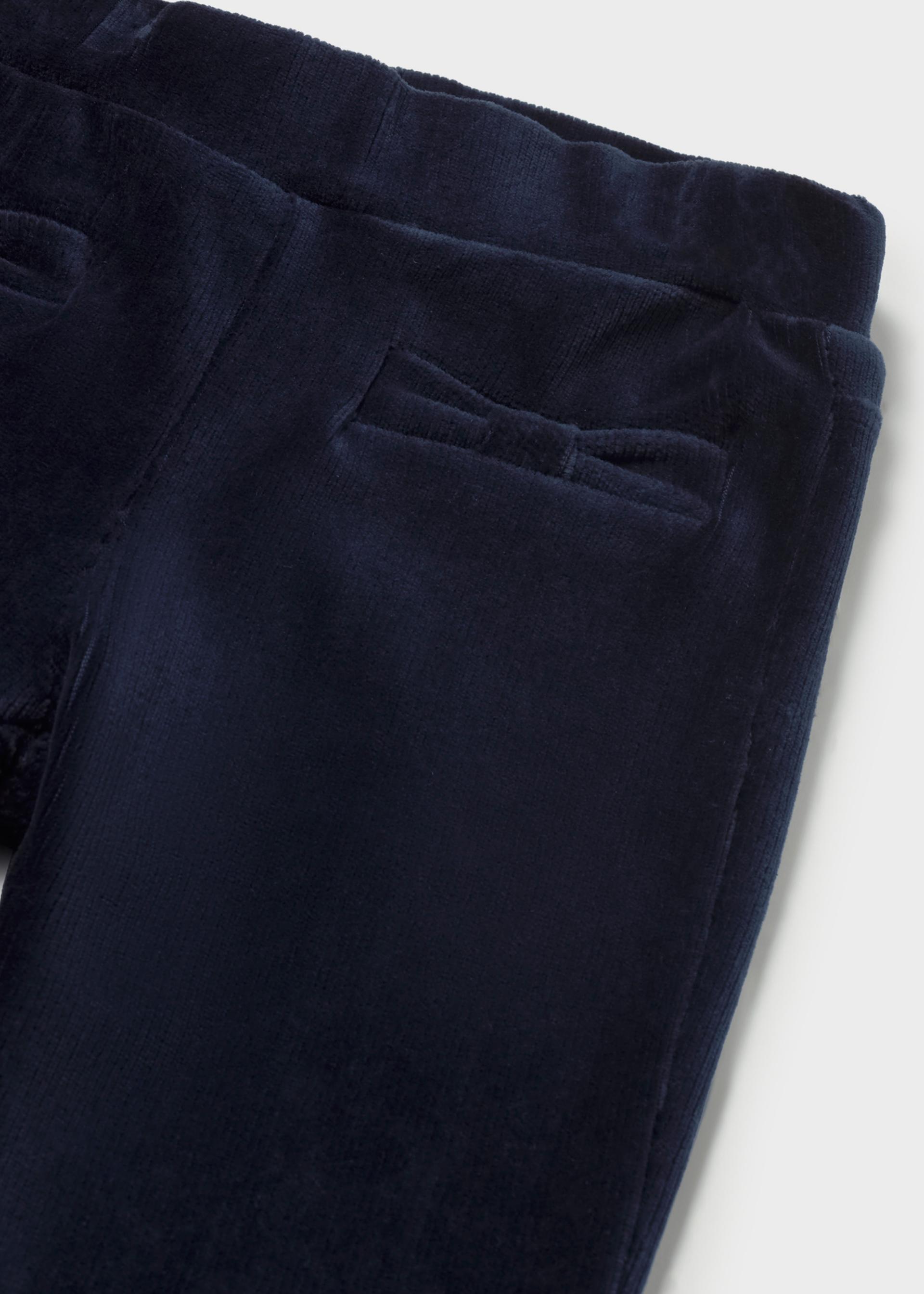 Pantalone basico velluto a costine bimba