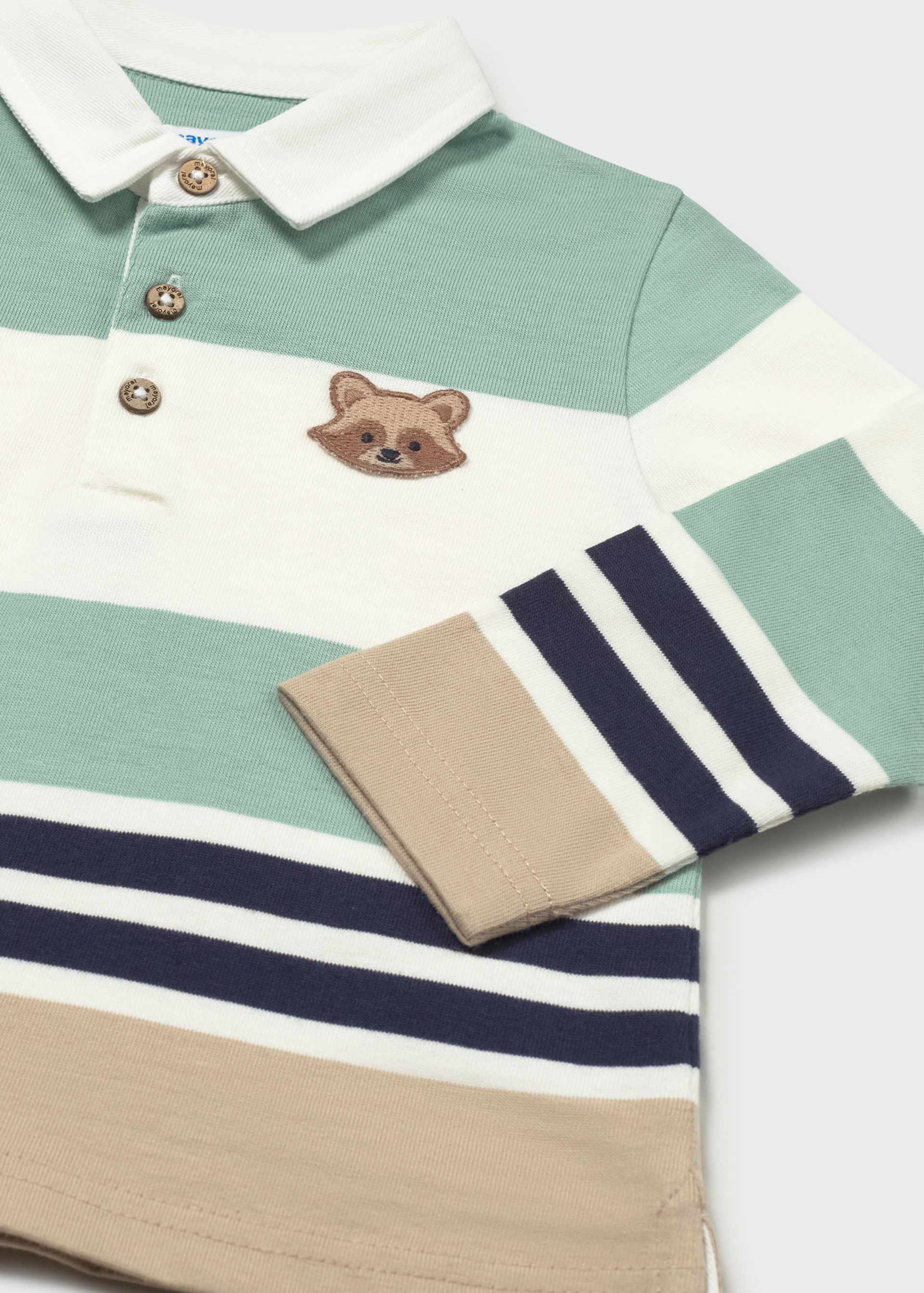 Polo à bandes bébé