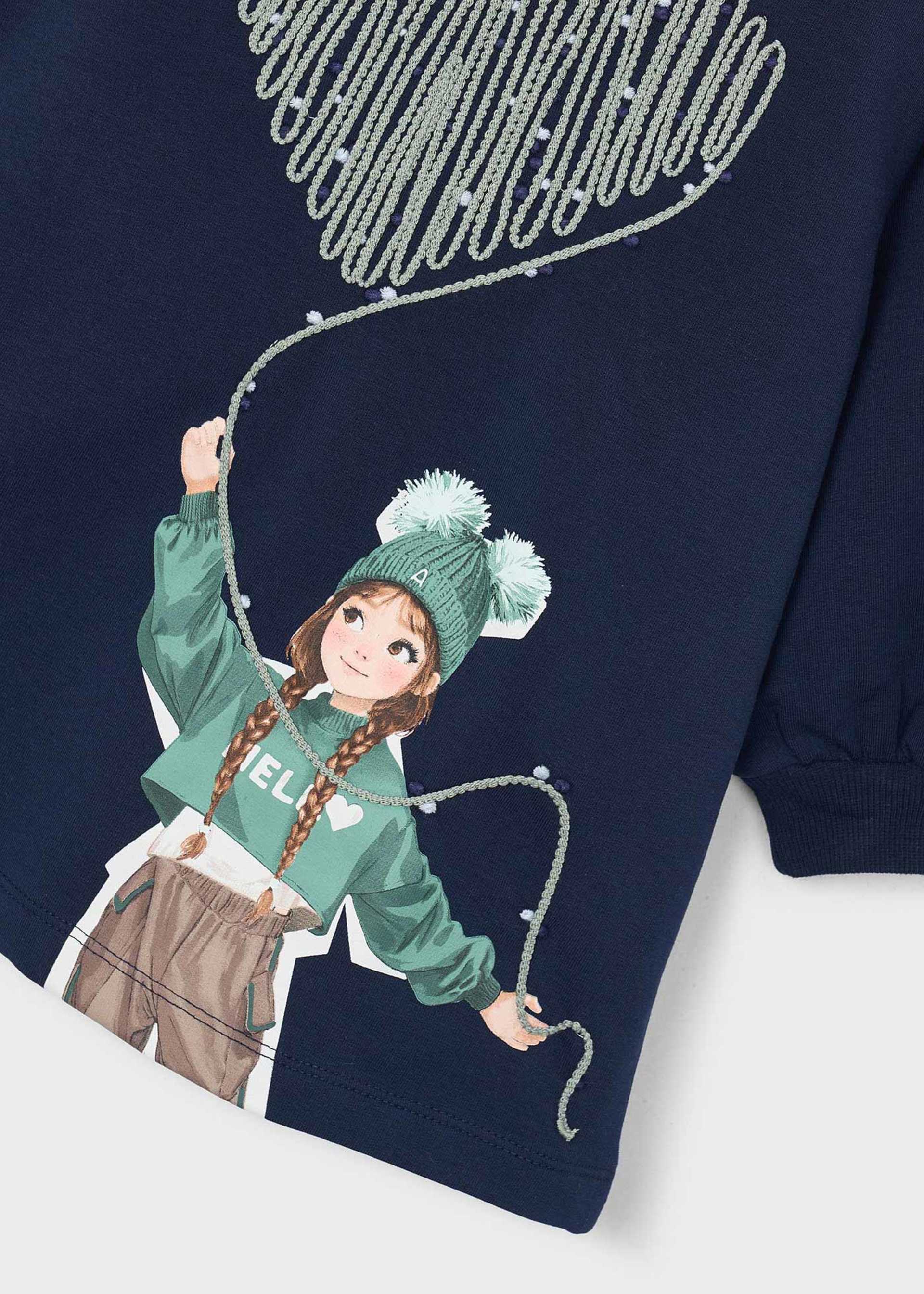 Seatkleid Printmotiv Mädchen
