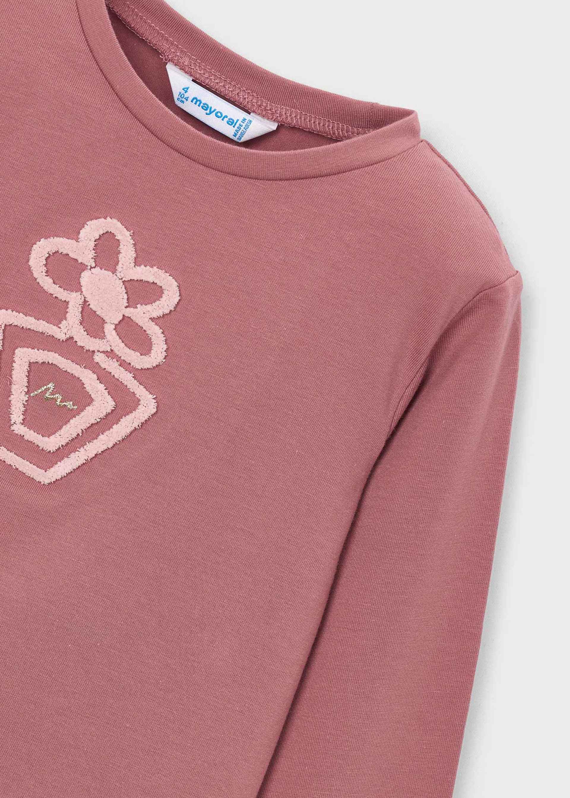 Shirt basic Blume Mädchen