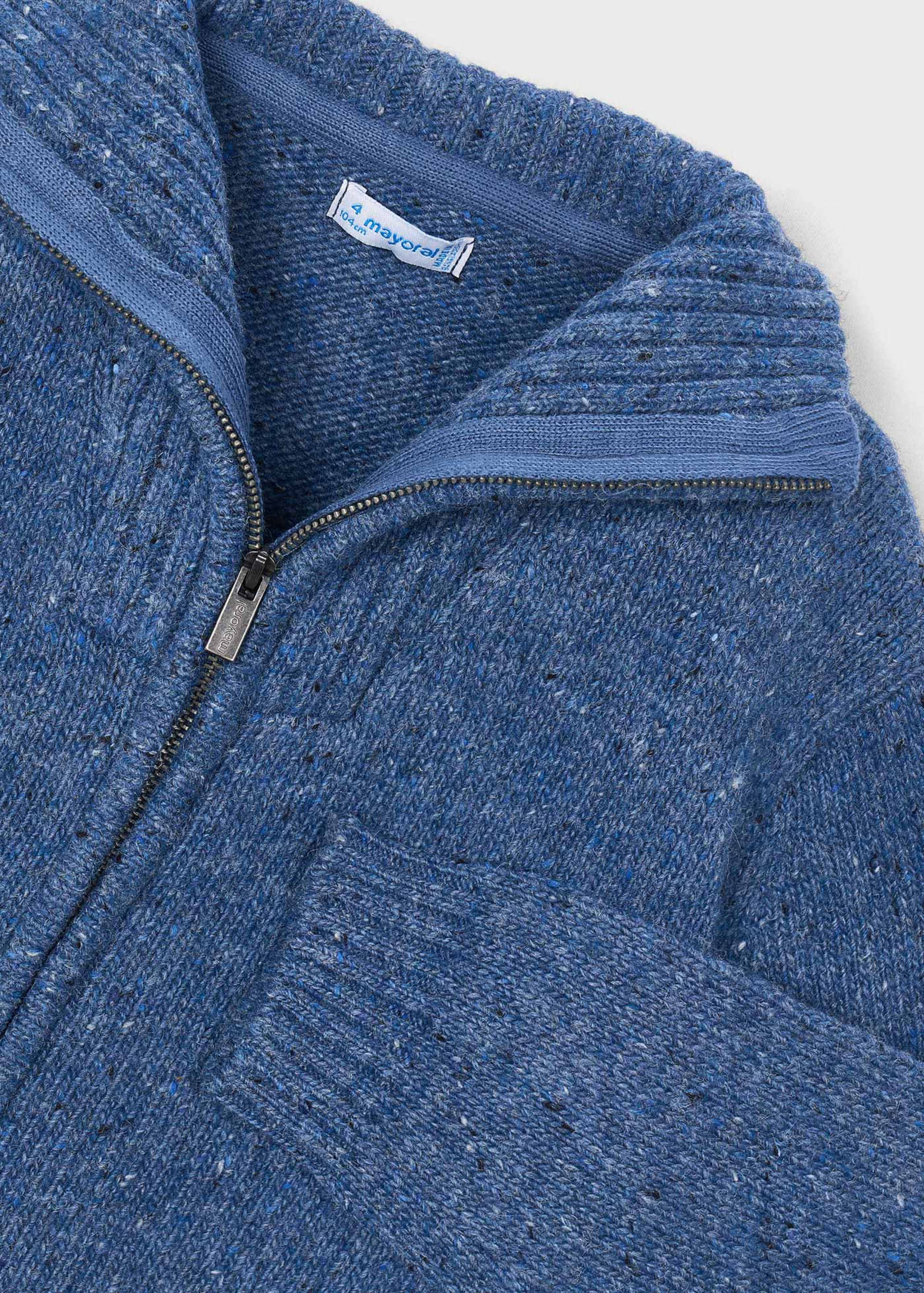 Giacca in maglia con cerniera bambino