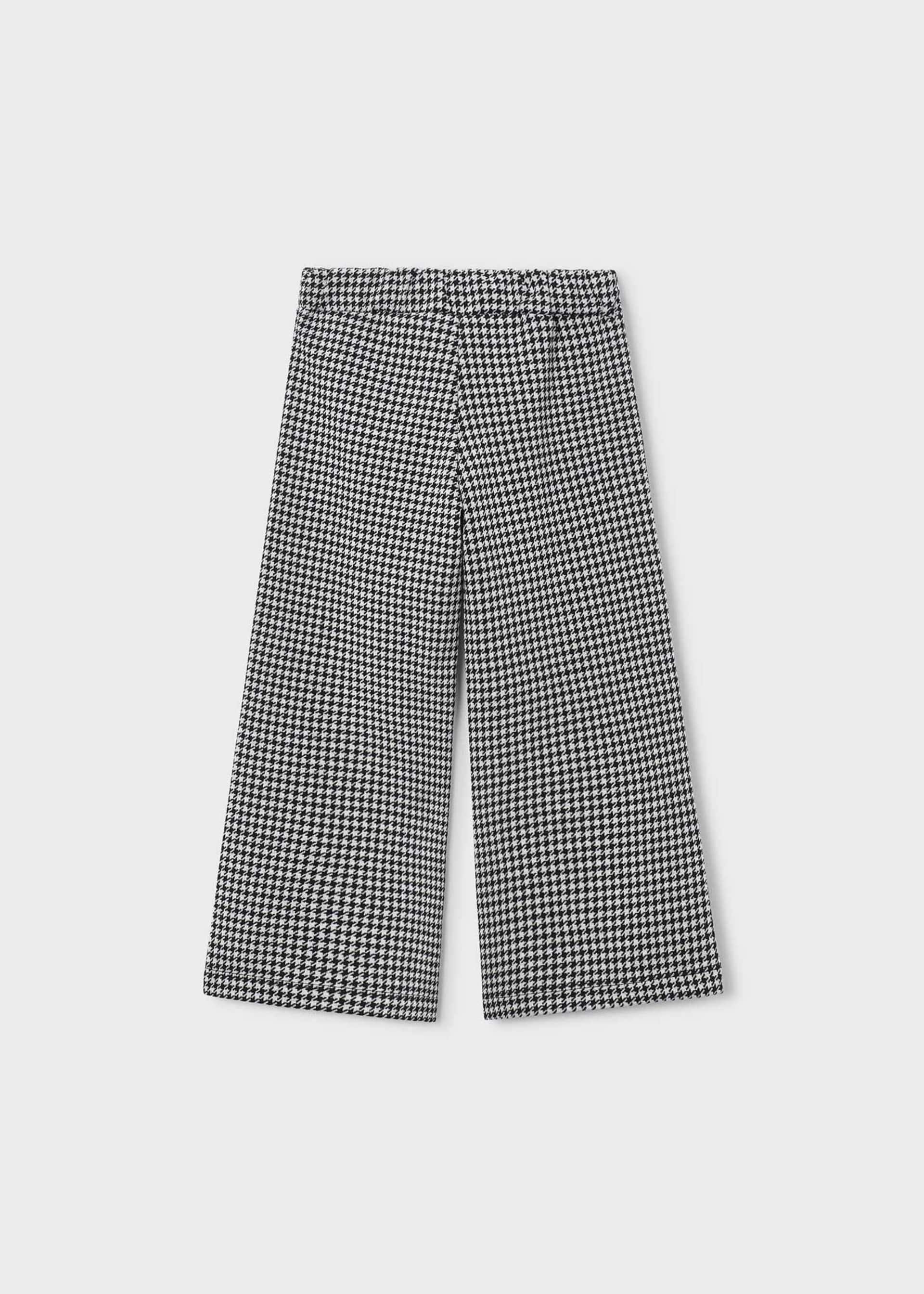 Calças jacquard menina