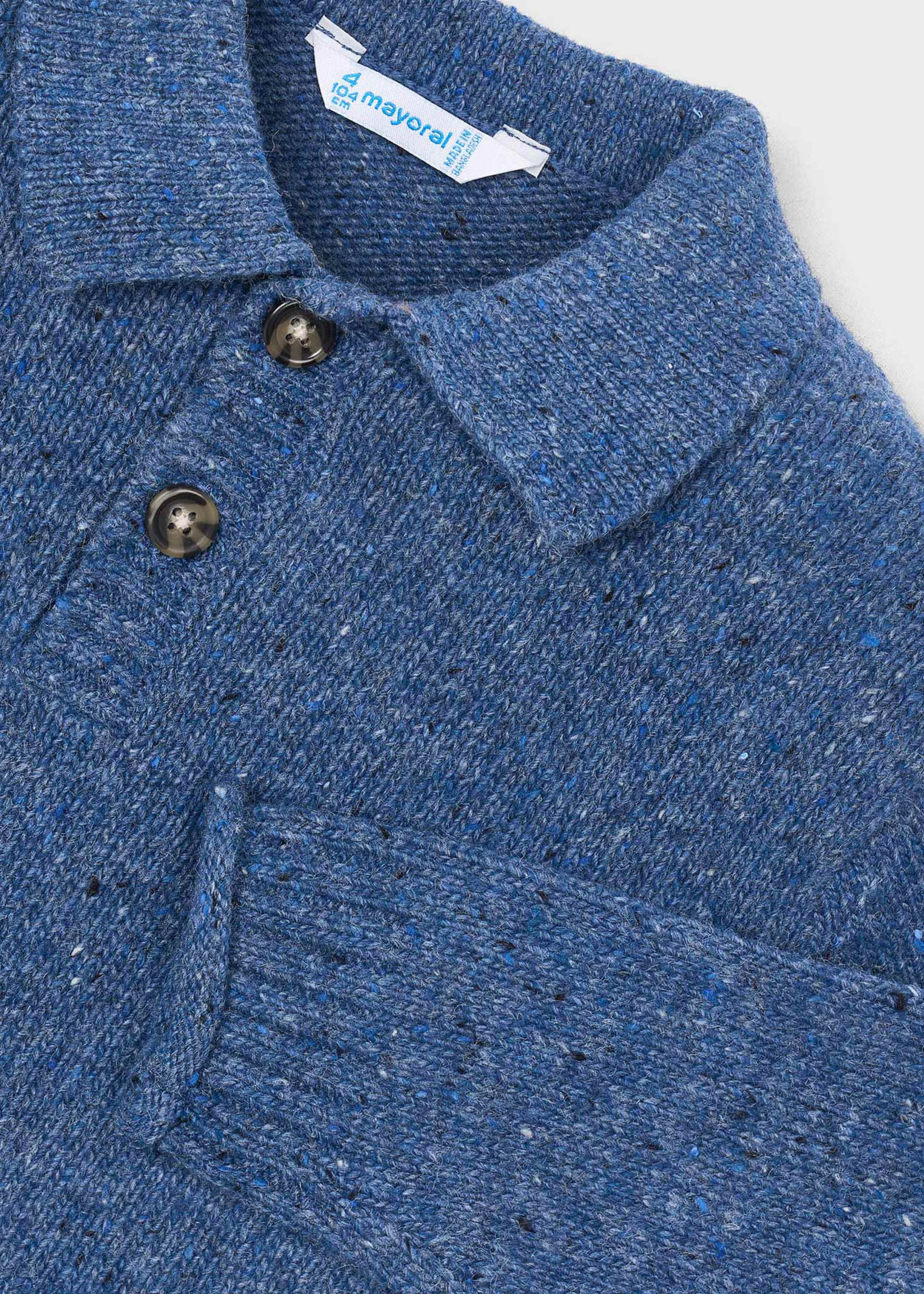 Jersey cuello polo niño